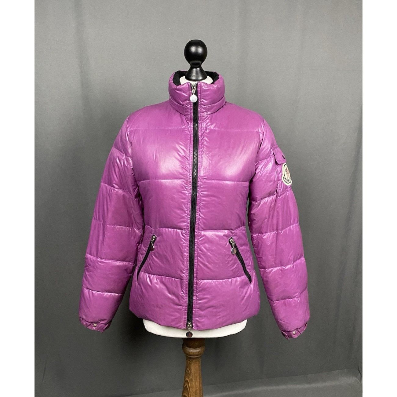 Moncler Moncler Badia Vintage Women's Pink Purple Down Insulated Puf Size S / US 4 / IT 40 - 1 Thumbnail