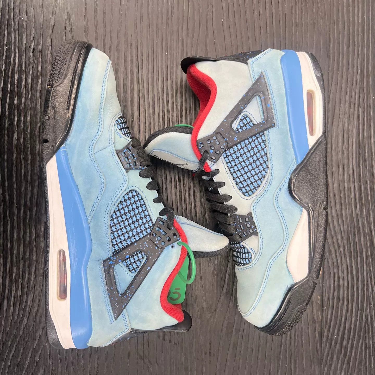 Travis Scott Travis Scott x AJ4 Blue Suede Size 43 Size US 10 / EU 43 - 3 Thumbnail