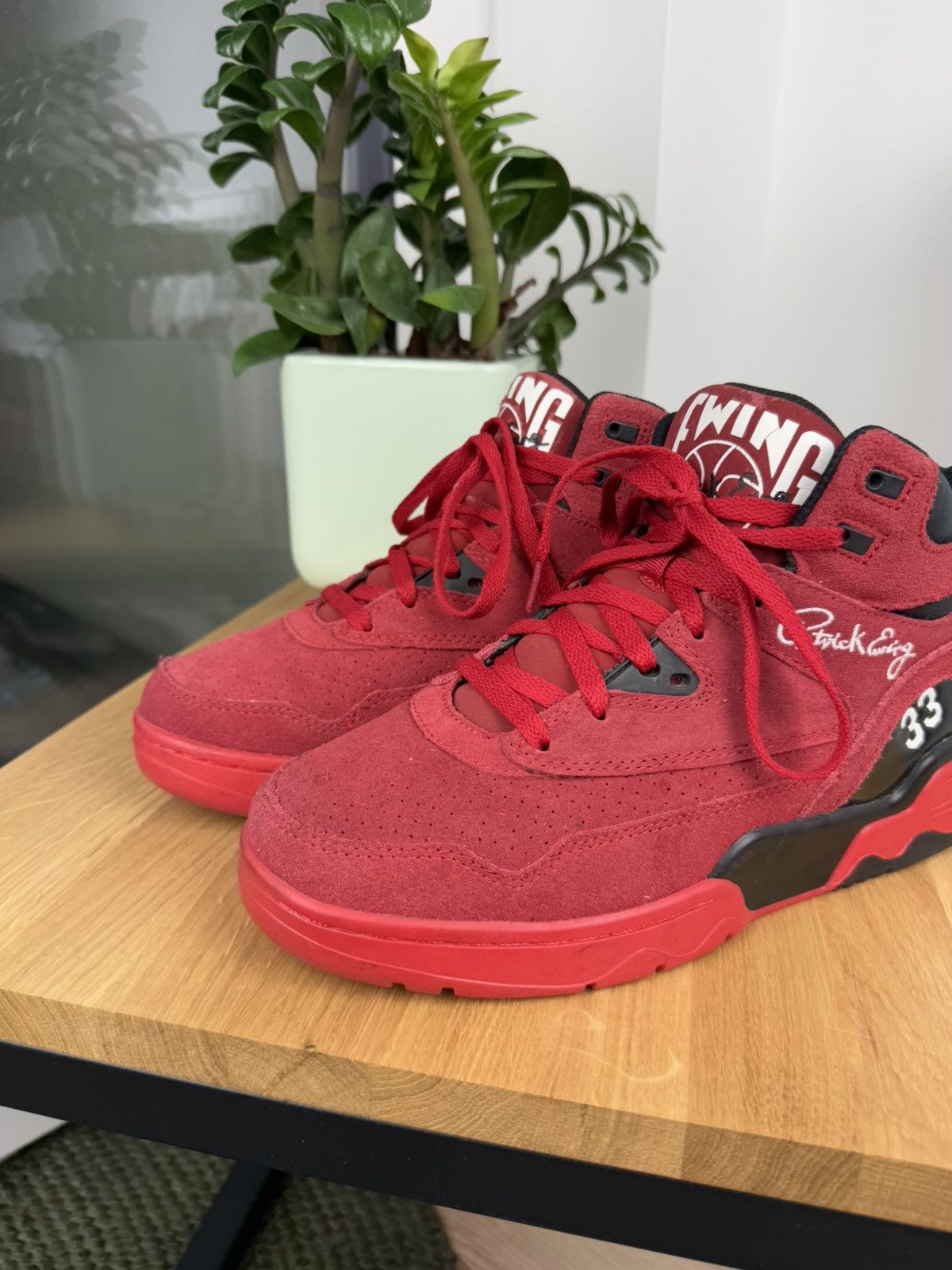 Patrick Ewing Guard Basketball Shoes Wheat Hightop Size