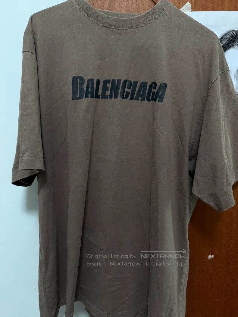 Balenciaga Balenciaga Ripped Distressed Short Sleeve Hoodie Size US S / EU 44-46 / 1 - 1 Thumbnail