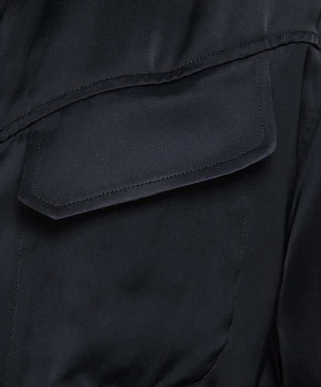 Off-White o1y1225 Solid Color Shirt in Black Size S / US 4 / IT 40 - 4 Thumbnail