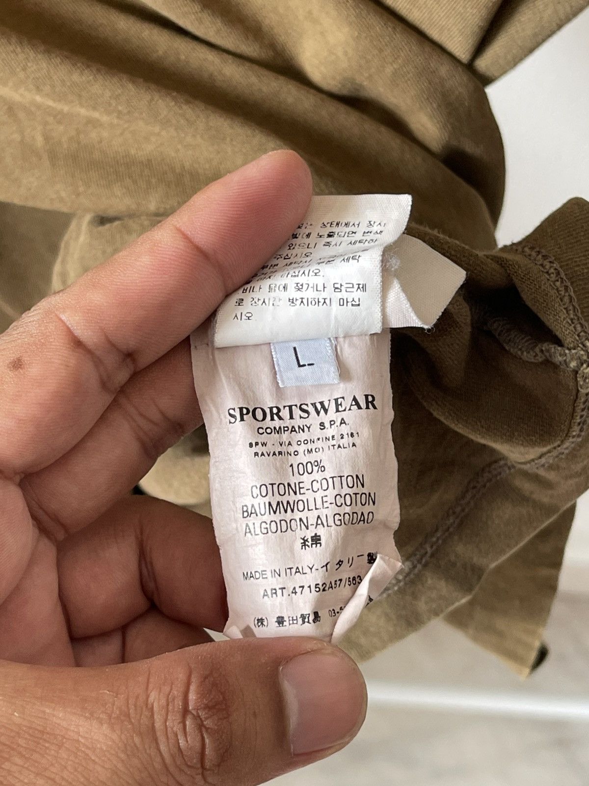 Stone Island Vintage Stone Island Faded Tee Size US M / EU 48-50 / 2 - 9 Thumbnail