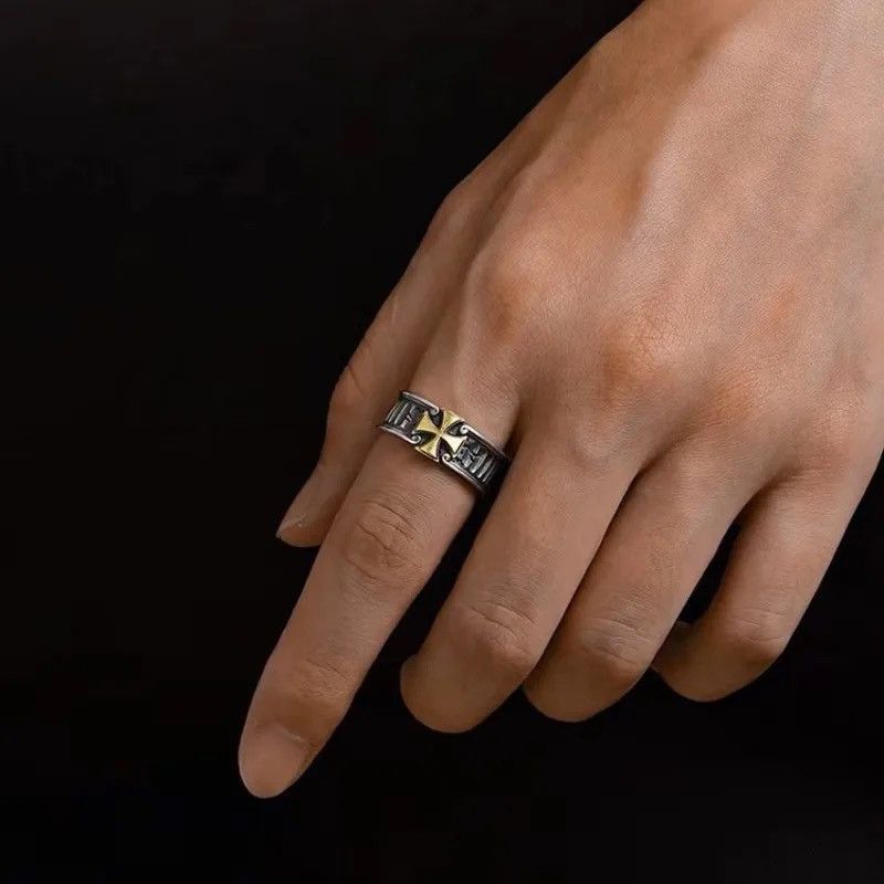 Jewelry × Vintage Vintage Cross Ring Size ONE SIZE - 2 Thumbnail