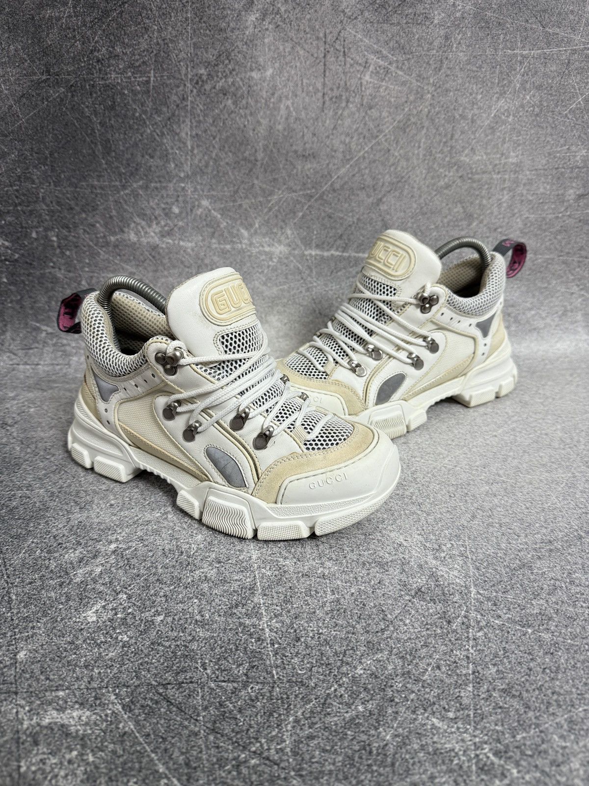 Gucci Gucci Flashtrek Women’s Sneakers ‘White’ Size 38 Size US 7 / IT 37 - 1 Thumbnail