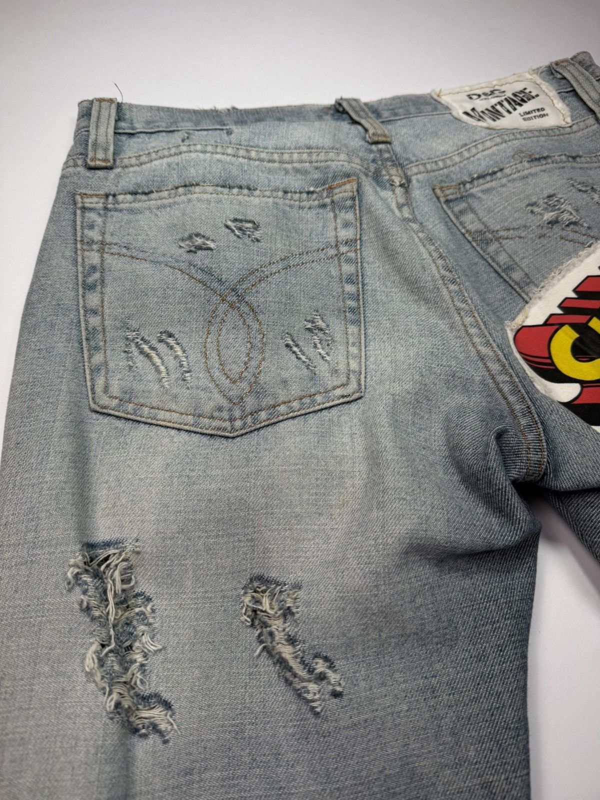 Dolce & Gabbana 2005 Dolce & Gabbana Superman distressed jeans. Size US 36 / EU 52 - 6 Thumbnail