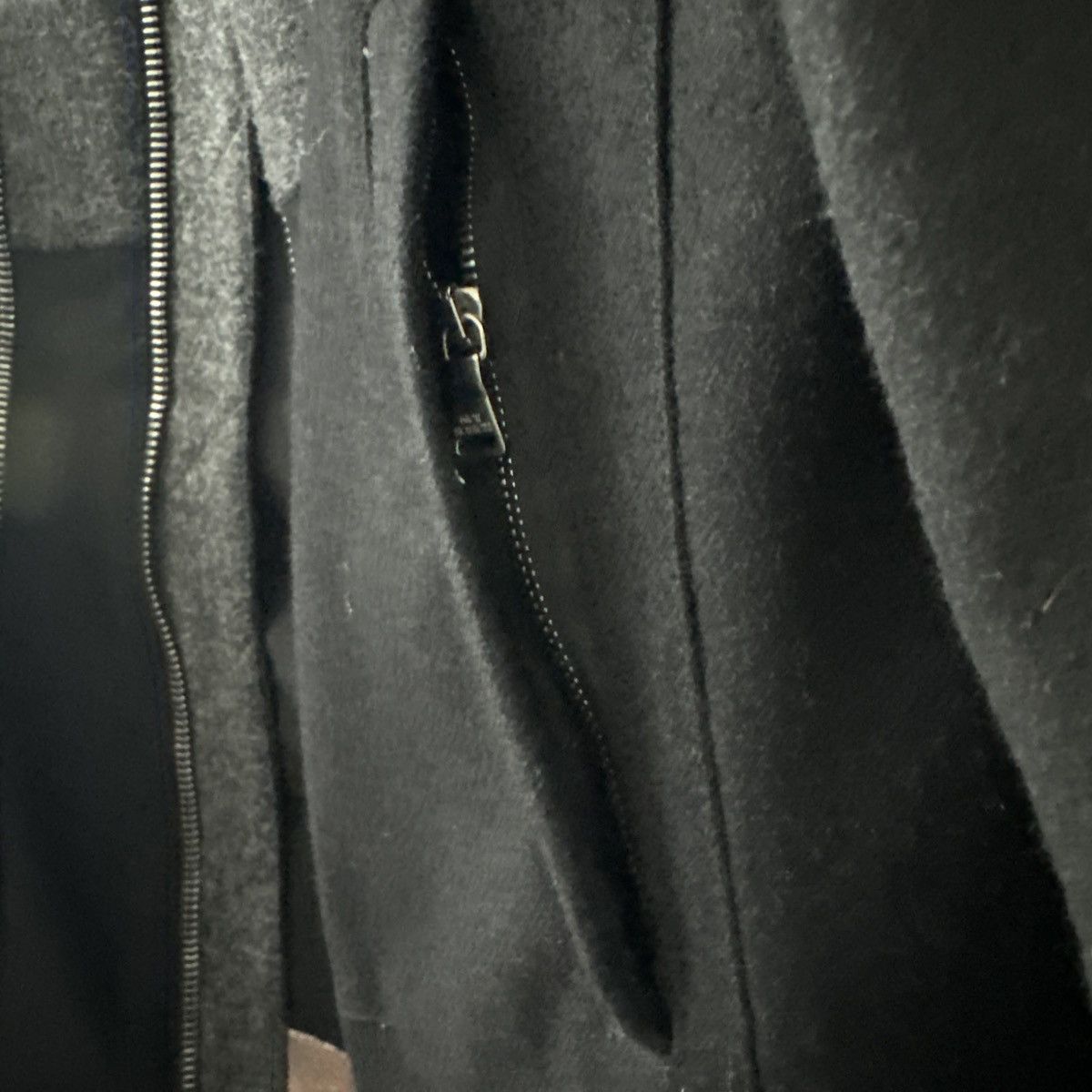 Neil Barrett Slim Fit Neil Barrett Pure Wool Black Gray Bomber Jacket Size US M / EU 48-50 / 2 - 8 Thumbnail