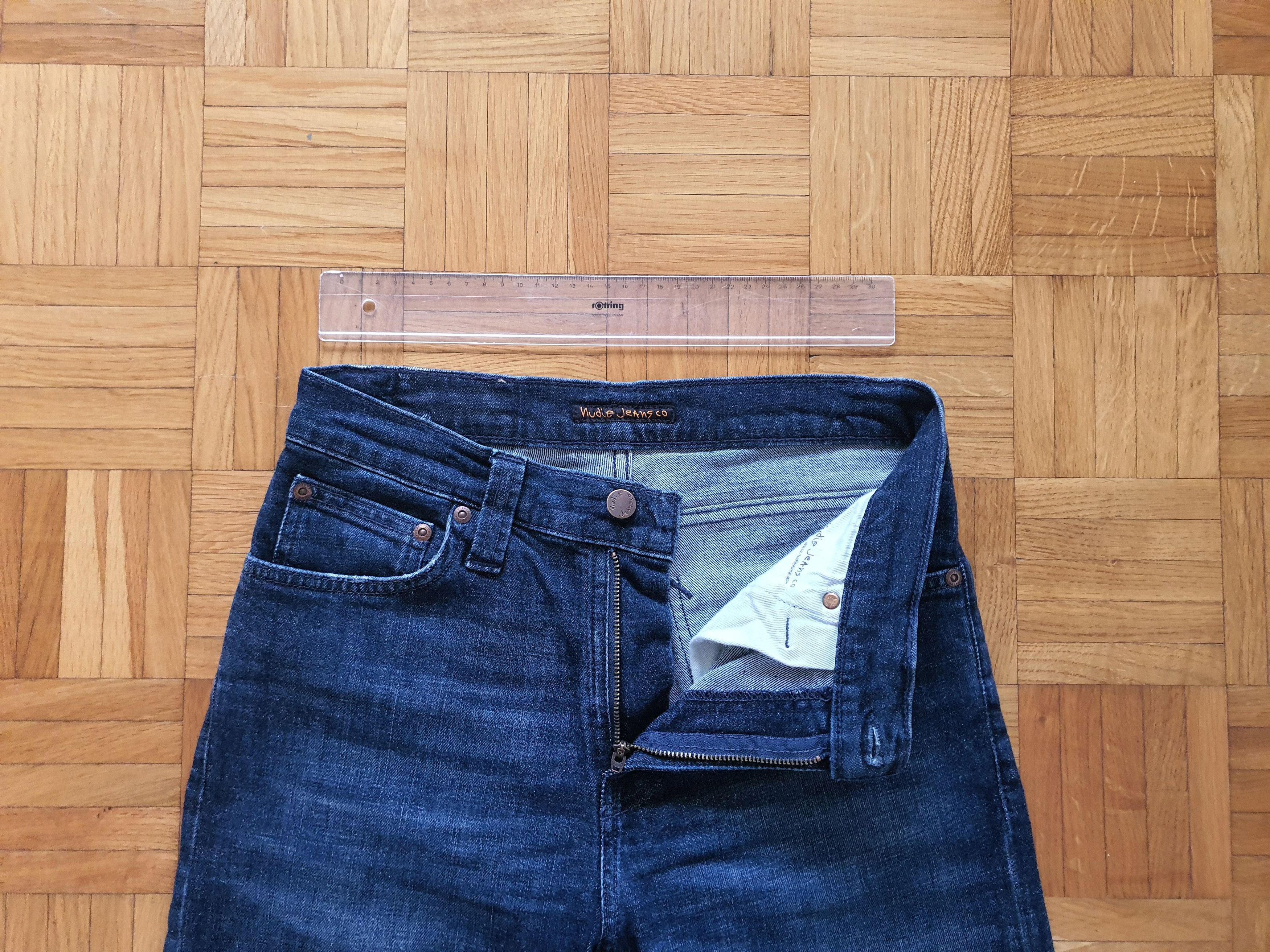 Nudie Jeans HIGH KAI (D0076) - Slim Fit Jeans - Unisex - W29 L28 (29x28) Size US 29 - 4 Thumbnail