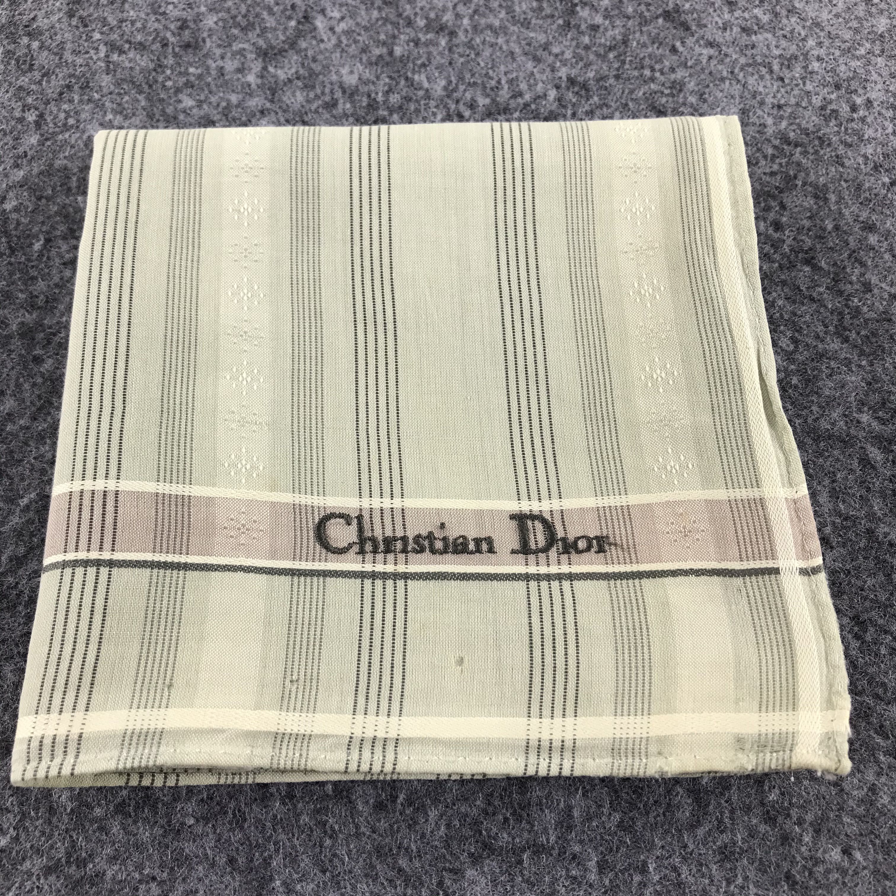 Christian Dior Monsieur Christian Dior Handkerchief Neckerchief Bandana H468 Size ONE SIZE - 13 Thumbnail