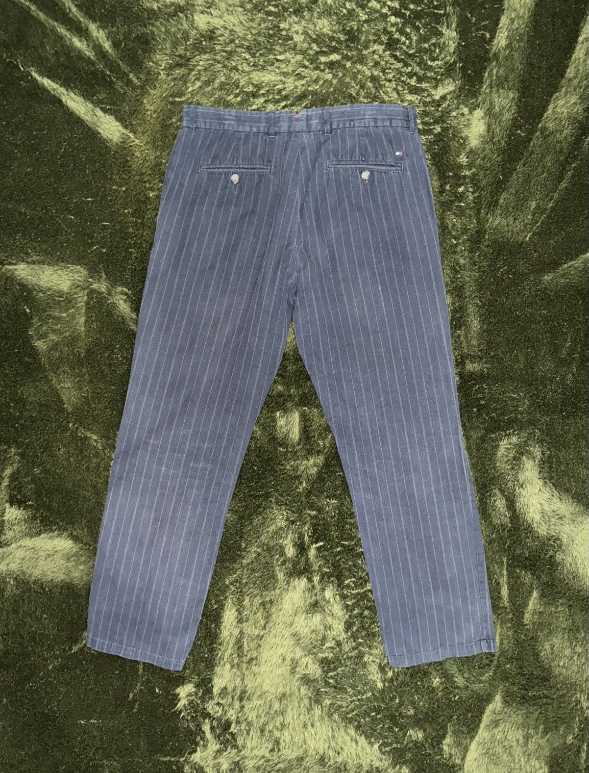Tommy Hilfiger [33] tommy hilfiger USA stripe washed cotton trouser chino Size US 33 - 8 Thumbnail