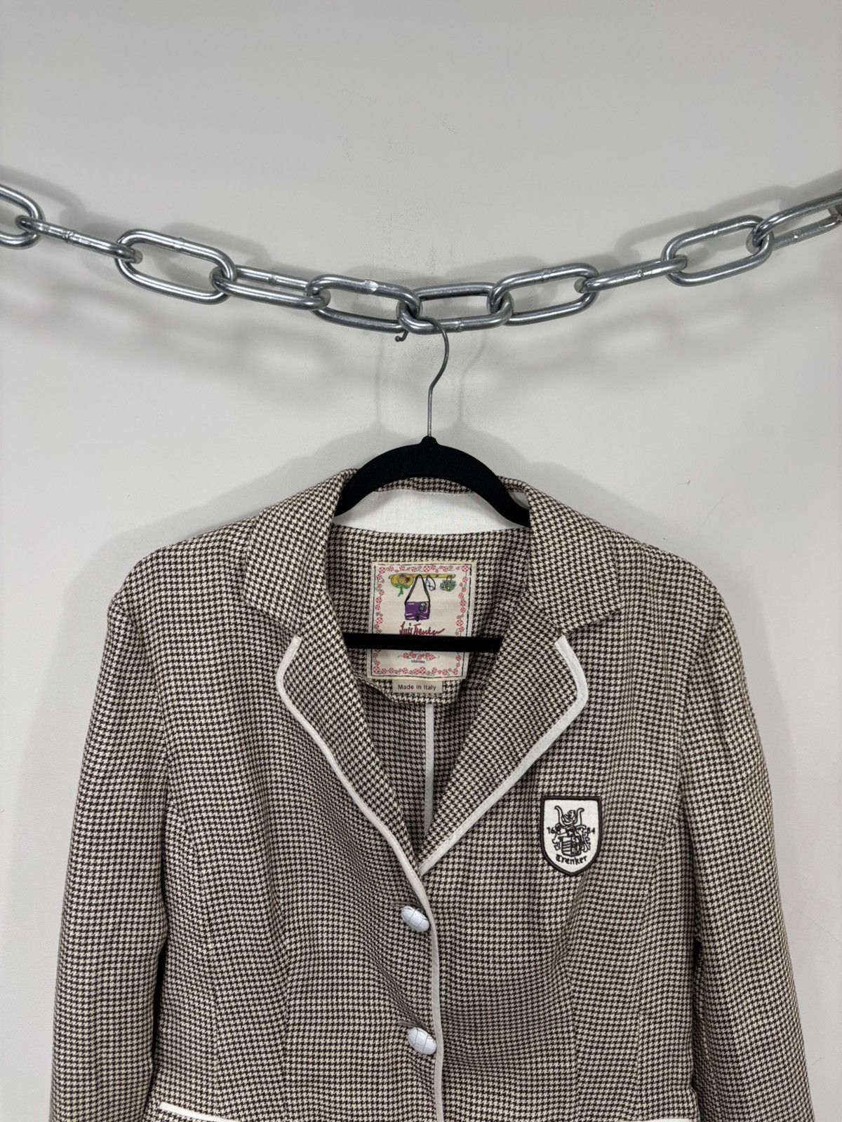 Other Luis Trenker NWT Women’s Houndstooth Hemp Blazer Jacket Size M / US 6-8 / IT 42-44 - 2 Thumbnail