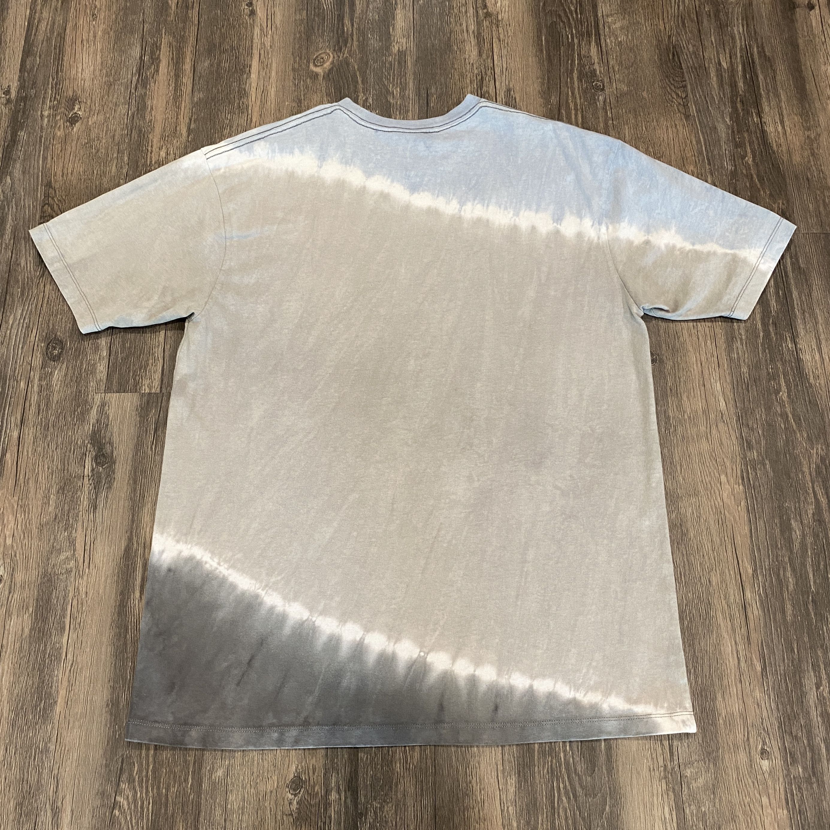 Undefeated UNDFTD Blue/Grey Tie Dye 5 Strikes Logo Shirt Size US L / EU 52-54 / 3 - 2 Thumbnail