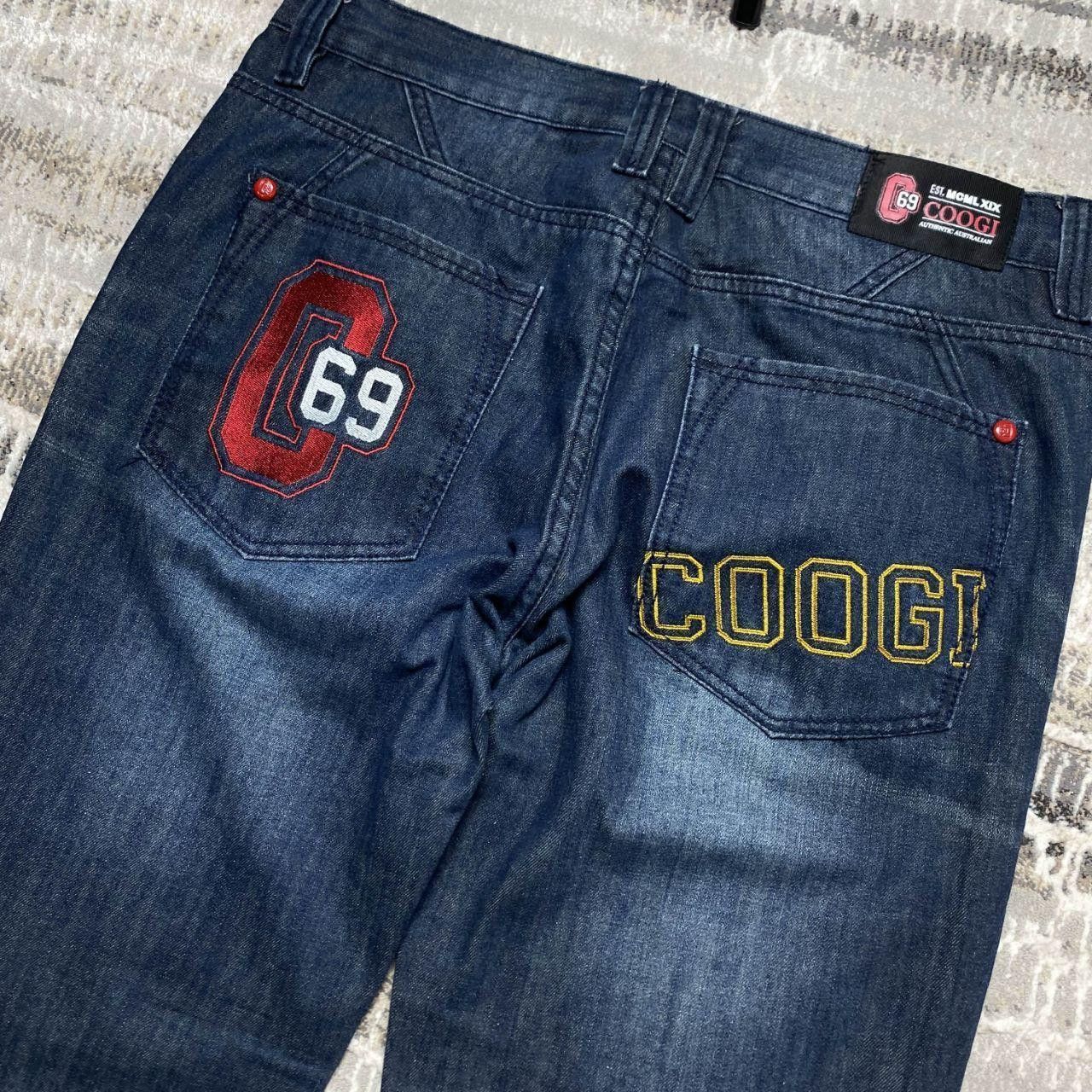 Coogi 90s Coogi Emboidered Jeans Blue 37" Size US 37 - 3 Thumbnail