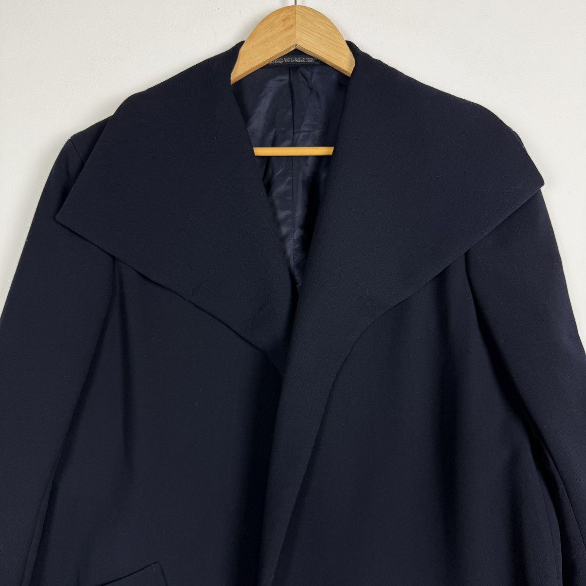 Yohji Yamamoto Yohji Yamamoto Navy Poncho Size US M / EU 48-50 / 2 - 4 Thumbnail