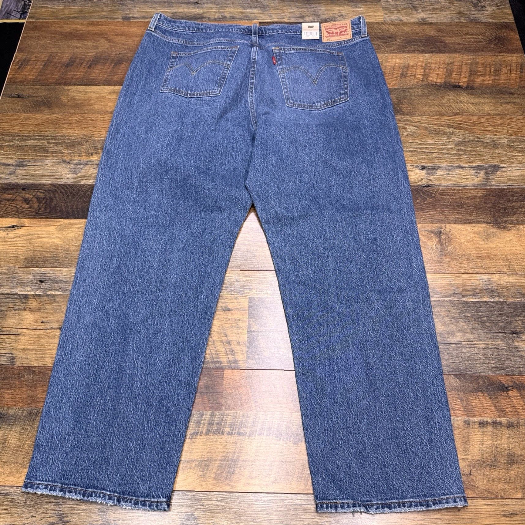 Levi's Levi's 501 Jeans Womens 18W High Rise Stretch Straight 5-Pocket Denim Blue NWT Size 40" / US 18 - 3 Thumbnail
