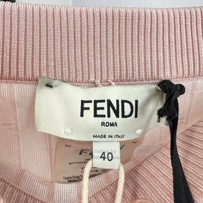 Fendi Fendi Printed Patterned Midi Skirt Size 26" / US 2 / IT 38 - 3 Thumbnail
