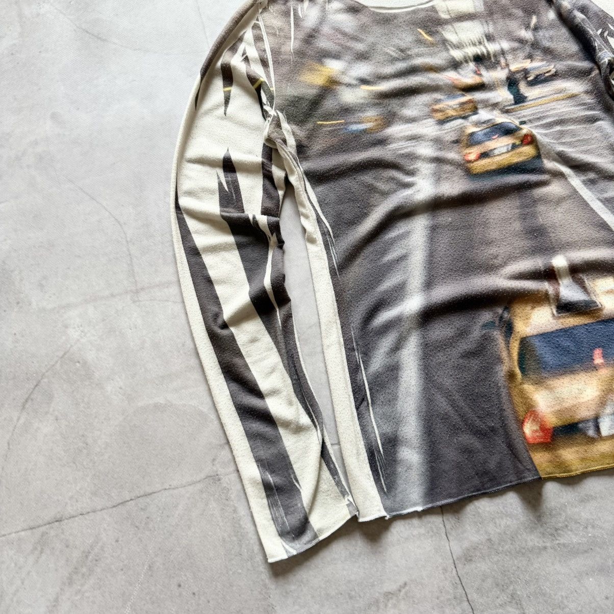 Hysteric Glamour New York Taxi Cop Copine Vibe Vintage Long Sleeve T Shirt Size M / US 6-8 / IT 42-44 - 2 Thumbnail