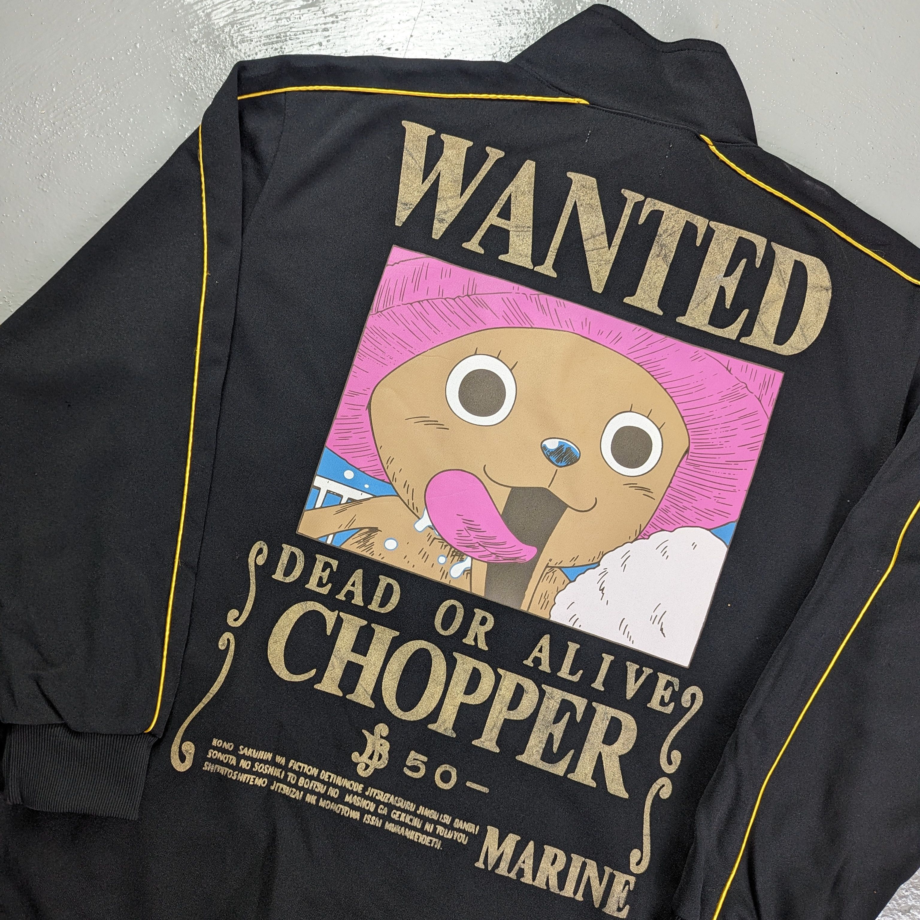 Anime One Piece Chopper Straw Hat Crew Anime Wanted Jacket Size US XL / EU 56 / 4 - 3 Thumbnail