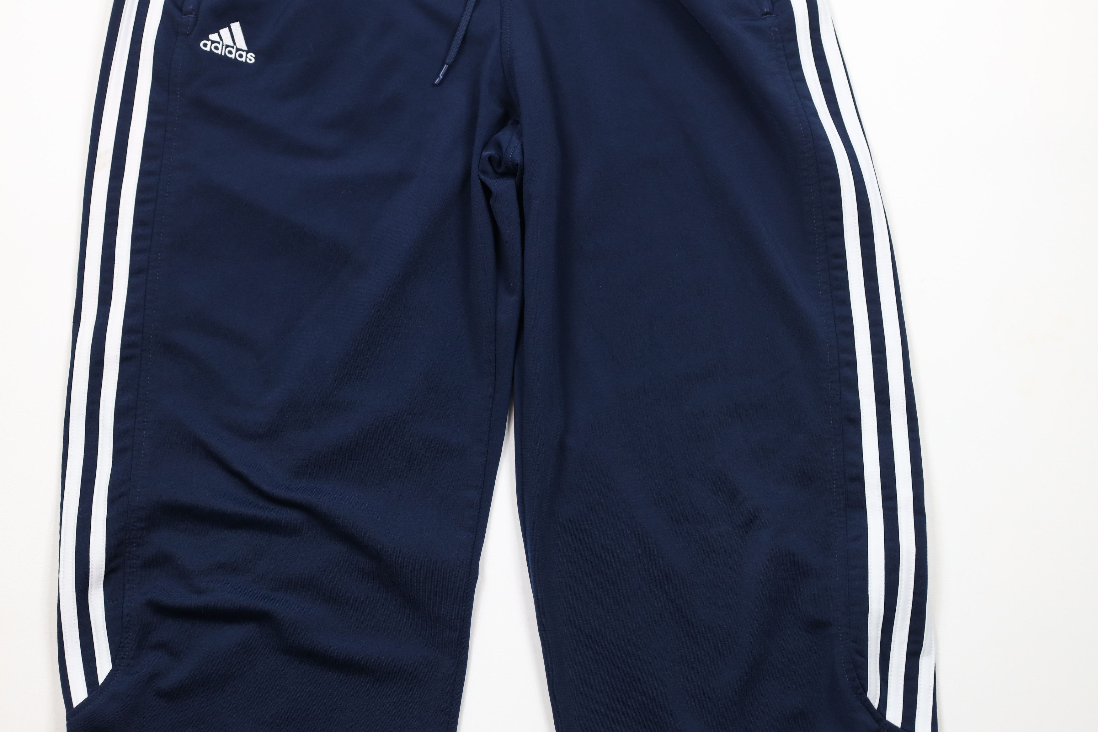 Adidas × Vintage Vintage Y2K Adidas Striped Spell Wide Leg Sweatpants Blue Size US 38 / EU 54 - 3 Thumbnail
