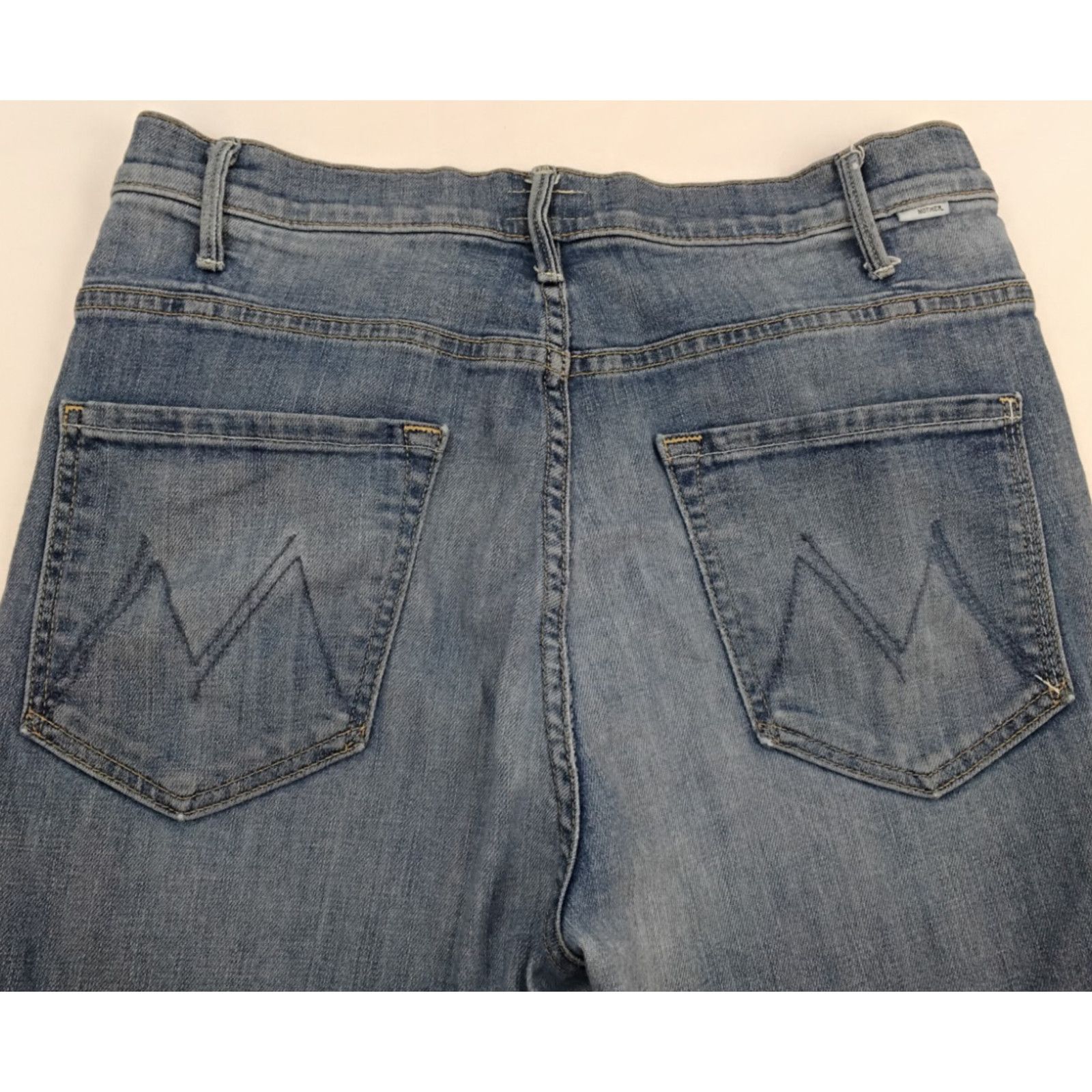 MOTHER Mother Hustler Two Step Jean Women's 27 Lite Wash Ankle Fray Size 27" / US 4 / IT 40 - 7 Thumbnail