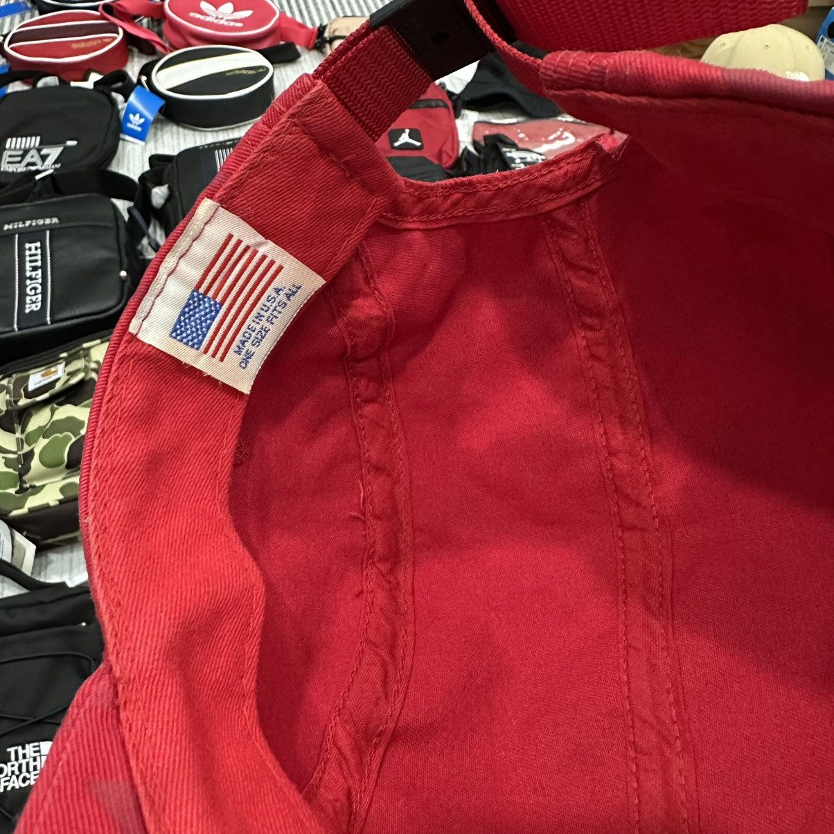 Supreme × Vintage 🔥RARE & HOT ITEM🔥 Vintage Supreme Start Camp Cap Red 2000an Size ONE SIZE - 7 Thumbnail