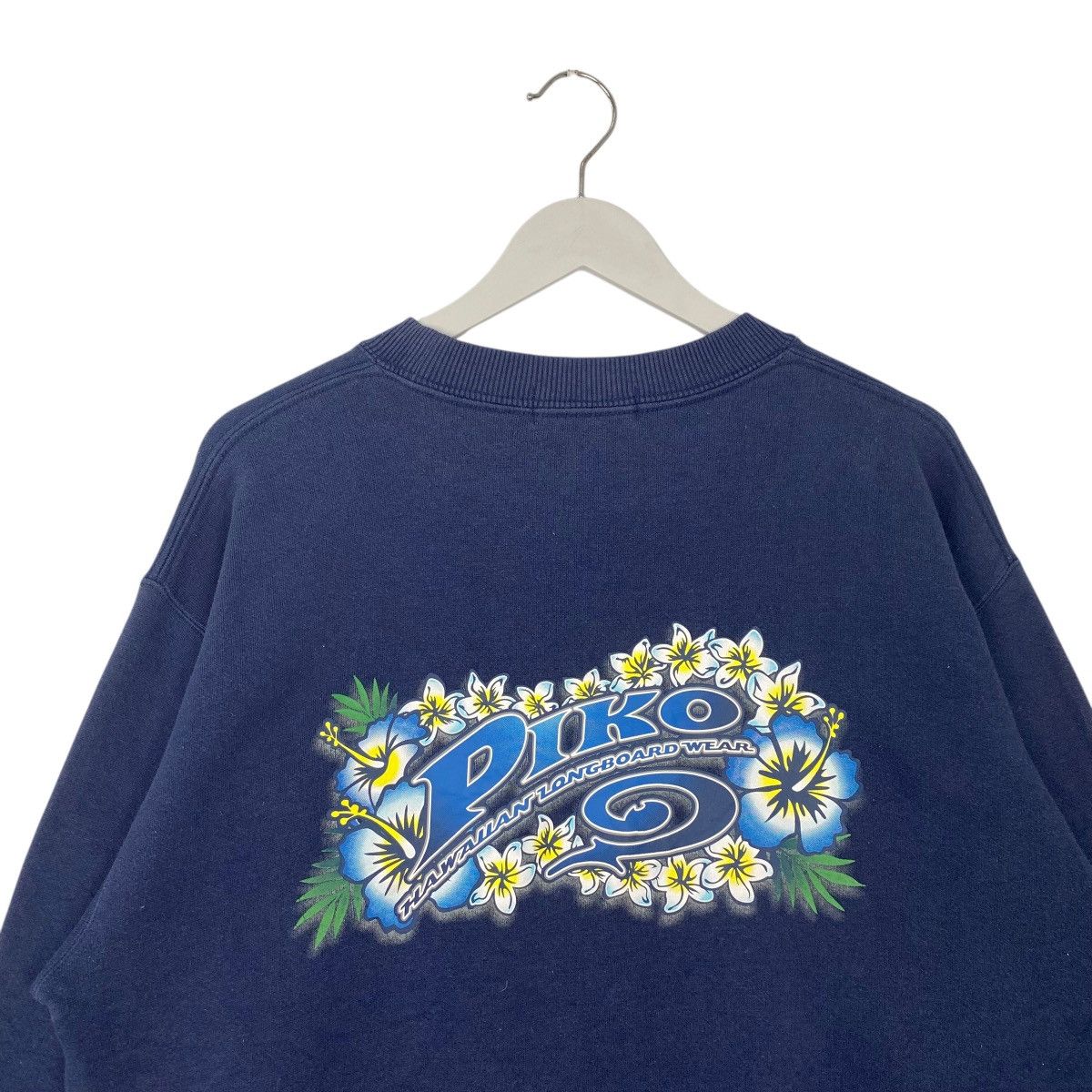 Vintage Vintage Piko Hawaiian Sweatshirt Crewneck Navy Blue Size L Size US L / EU 52-54 / 3 - 8 Thumbnail