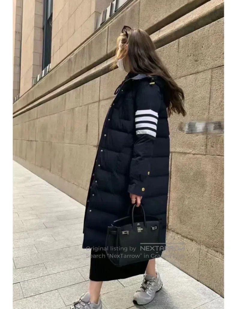 Thom Browne Thom Browne Long Hooded Puffer Jacket Size US M / EU 48-50 / 2 - 9 Thumbnail