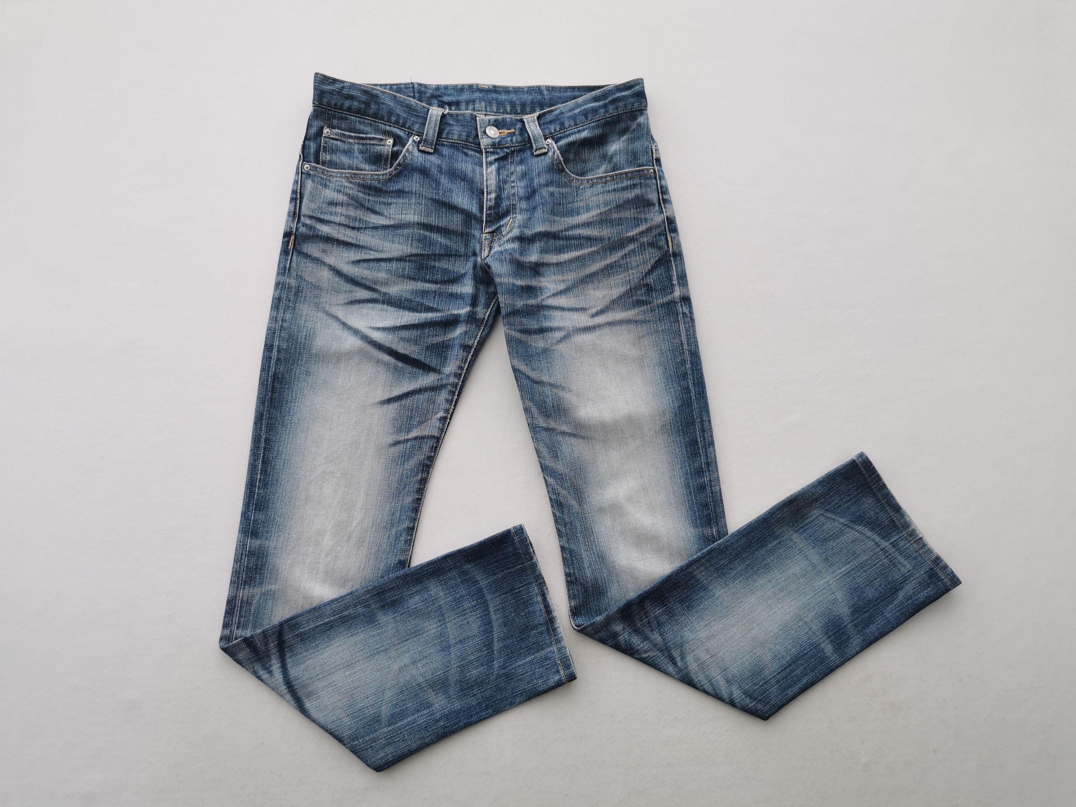 Japanese Brand Distressed Vintage 90s Tornado Mart Denim Made In Japan Size US 31 - 4 Thumbnail