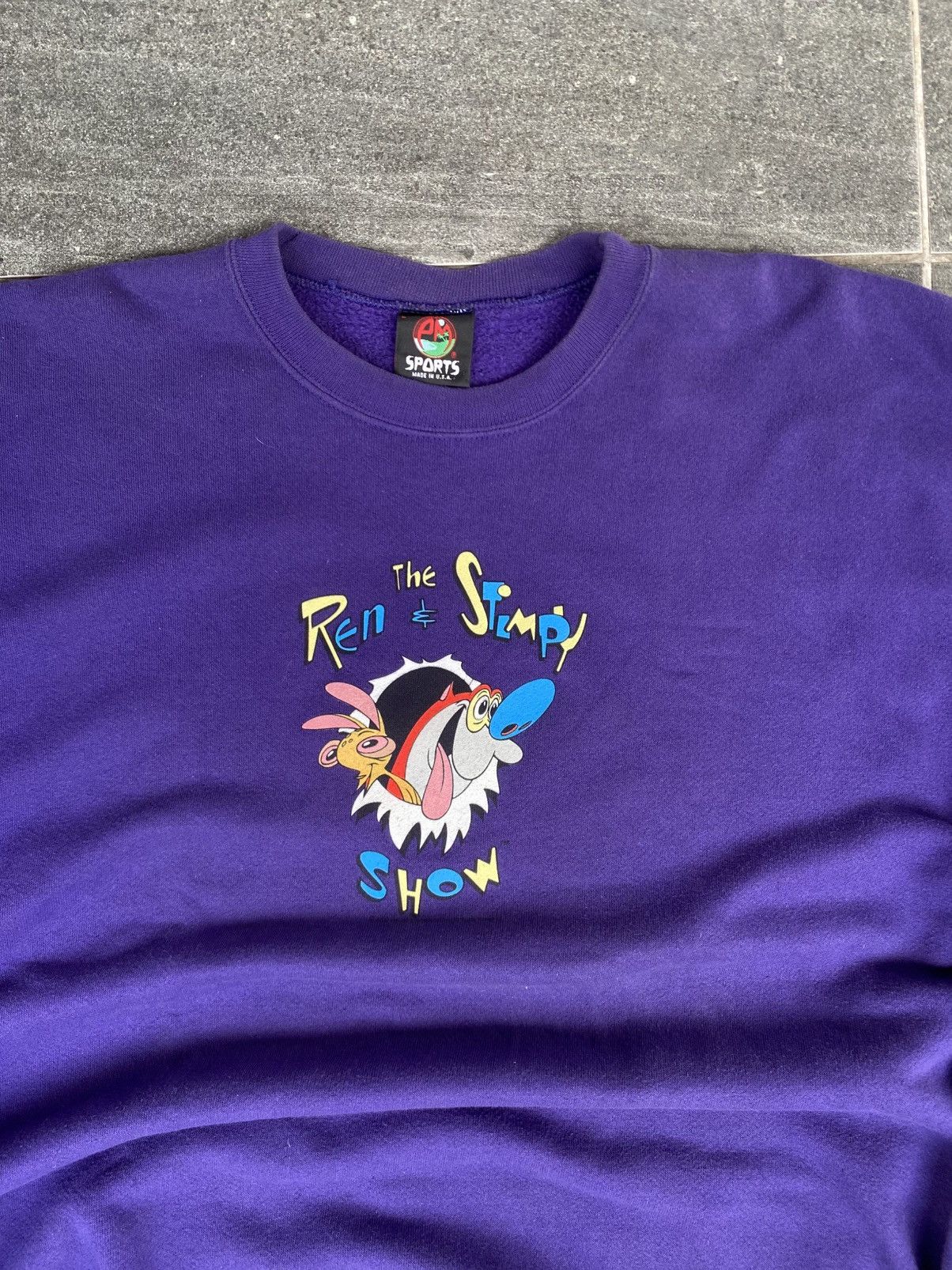 Other Vtg 00’s The Ren & Stimpy Show Crewneck Size US L / EU 52-54 / 3 - 2 Thumbnail