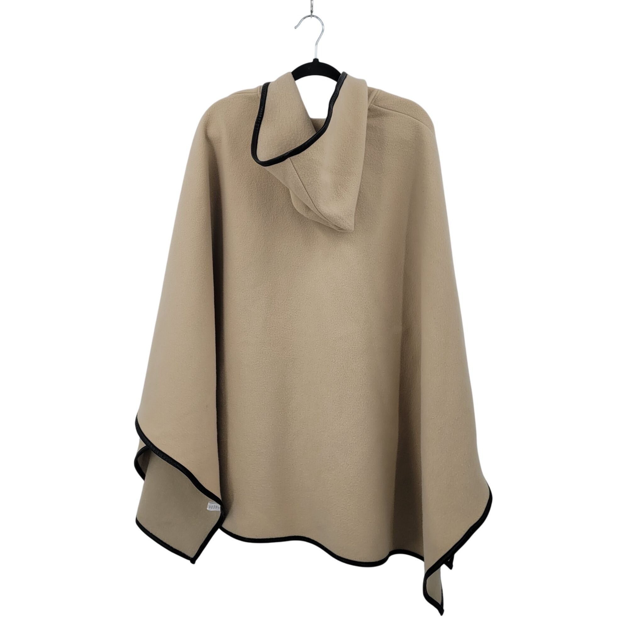 Designer Kenneth Cole New York Beige Hooded Poncho Cape 1X City Chic Size XL / US 12-14 / IT 48-50 - 2 Thumbnail
