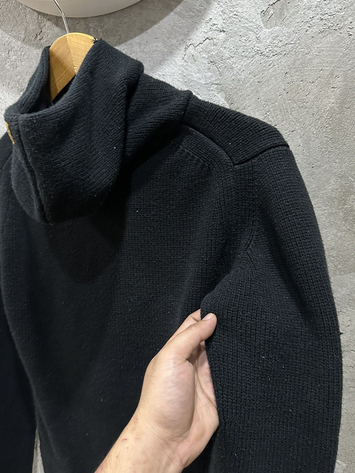 Hysteric Glamour Hysteric Waffle Thermal Ninja Knit Hoodie Size US S / EU 44-46 / 1 - 16 Thumbnail
