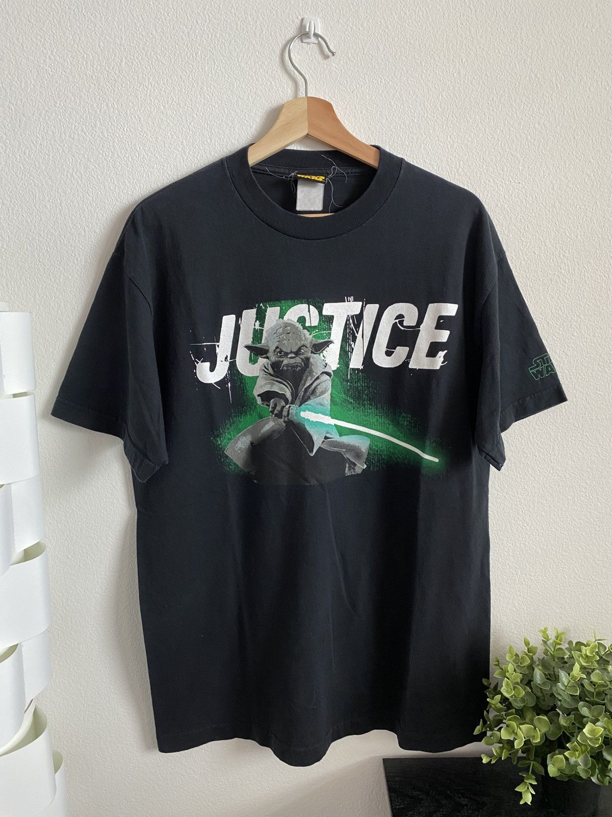 Star Wars Vintage 00s Star Wars Yoda Tee Size US L / EU 52-54 / 3 - 1 Thumbnail