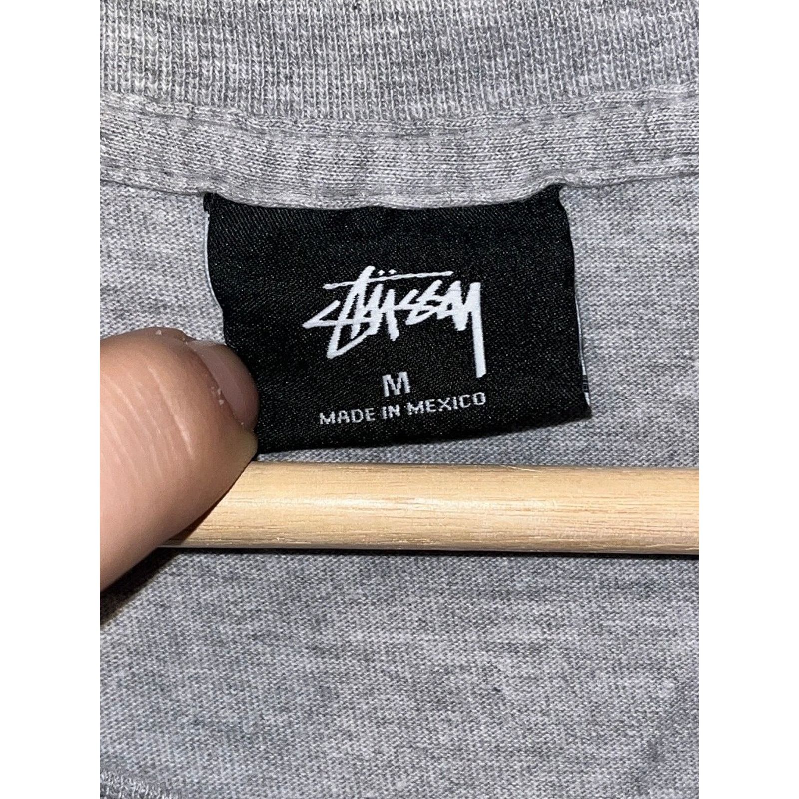 Stussy Stussy x Patta Smiley Tee Gray Yellow Logo Graphic T-Shirt M Size US M / EU 48-50 / 2 - 7 Thumbnail