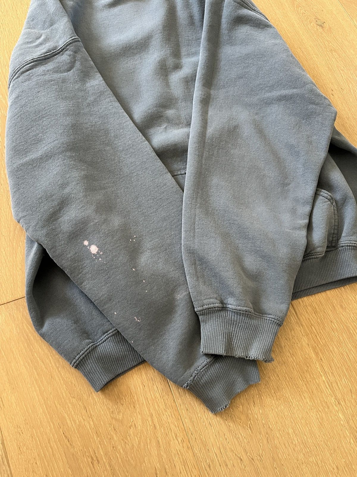 Vintage Vintage Distressed Faded Blue Hoodie Size US L / EU 52-54 / 3 - 3 Thumbnail