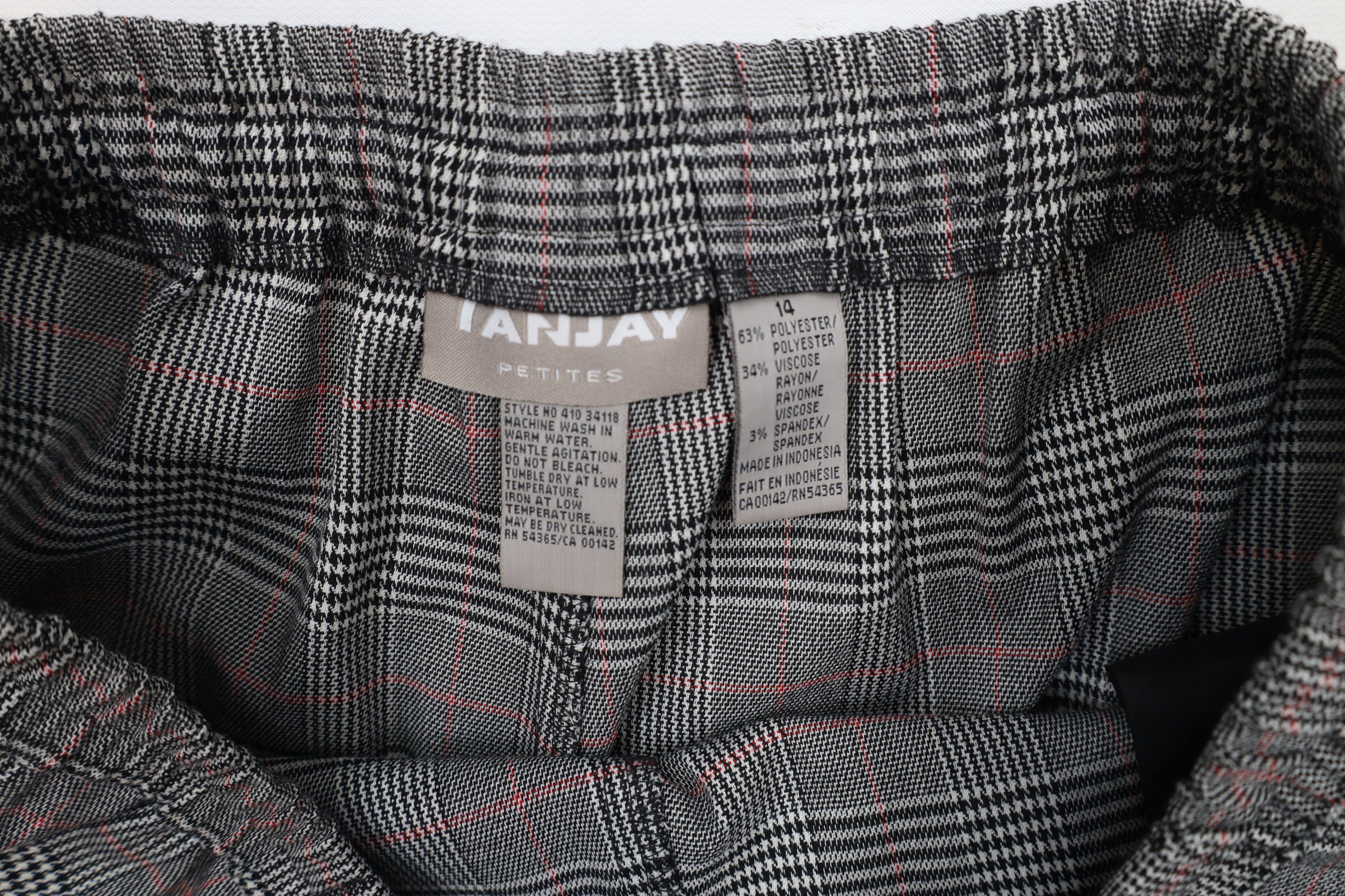 Vintage Vintage 90s Streetwear Tapered Leg Flannel Pants Houndstooth Size 38" / US 16 / IT 52 - 7 Thumbnail