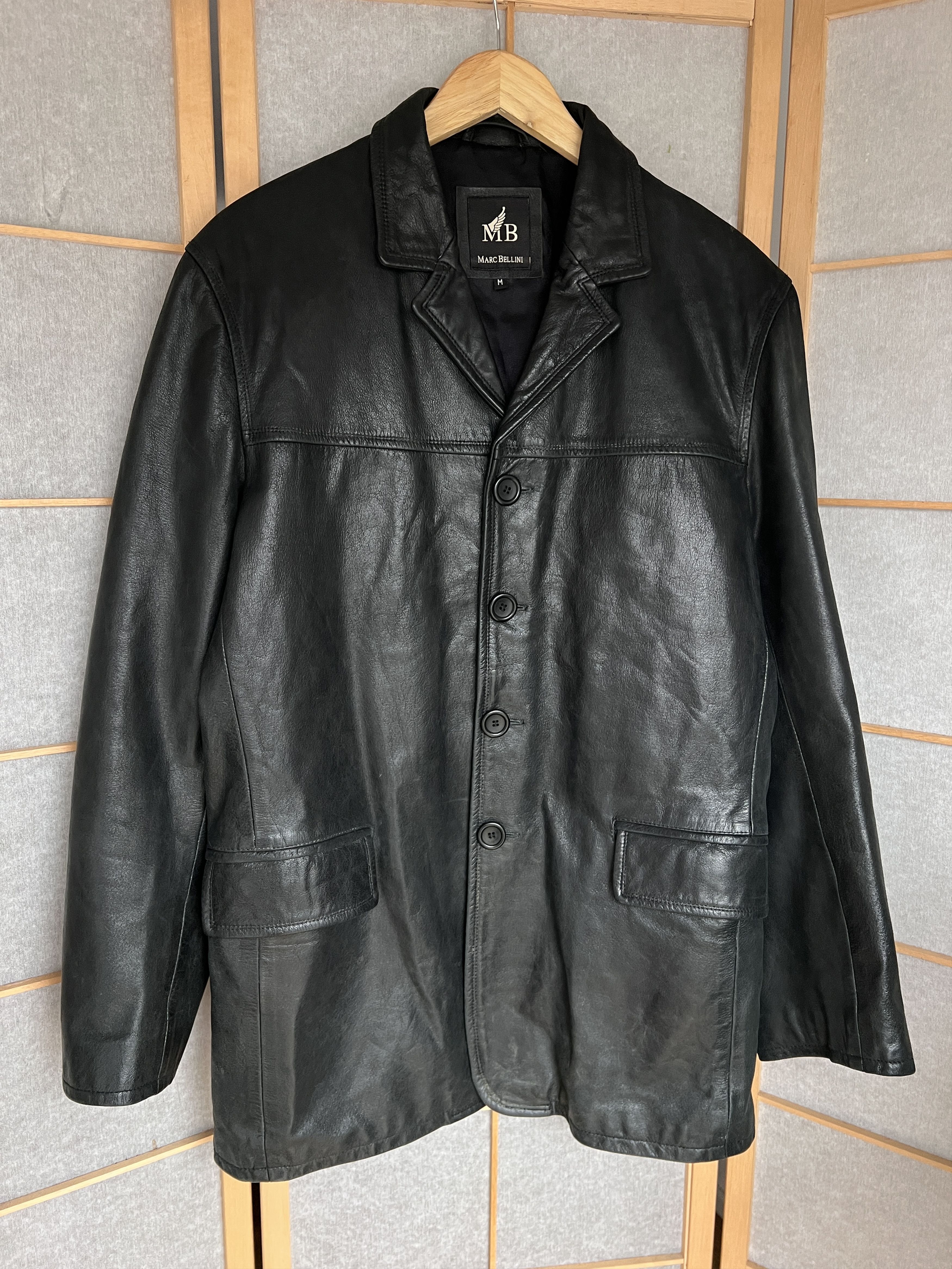 If Six Was Nine VTG 90s soft leather jacket coat opium japanese baggy boxy Size US M / EU 48-50 / 2 - 5 Thumbnail