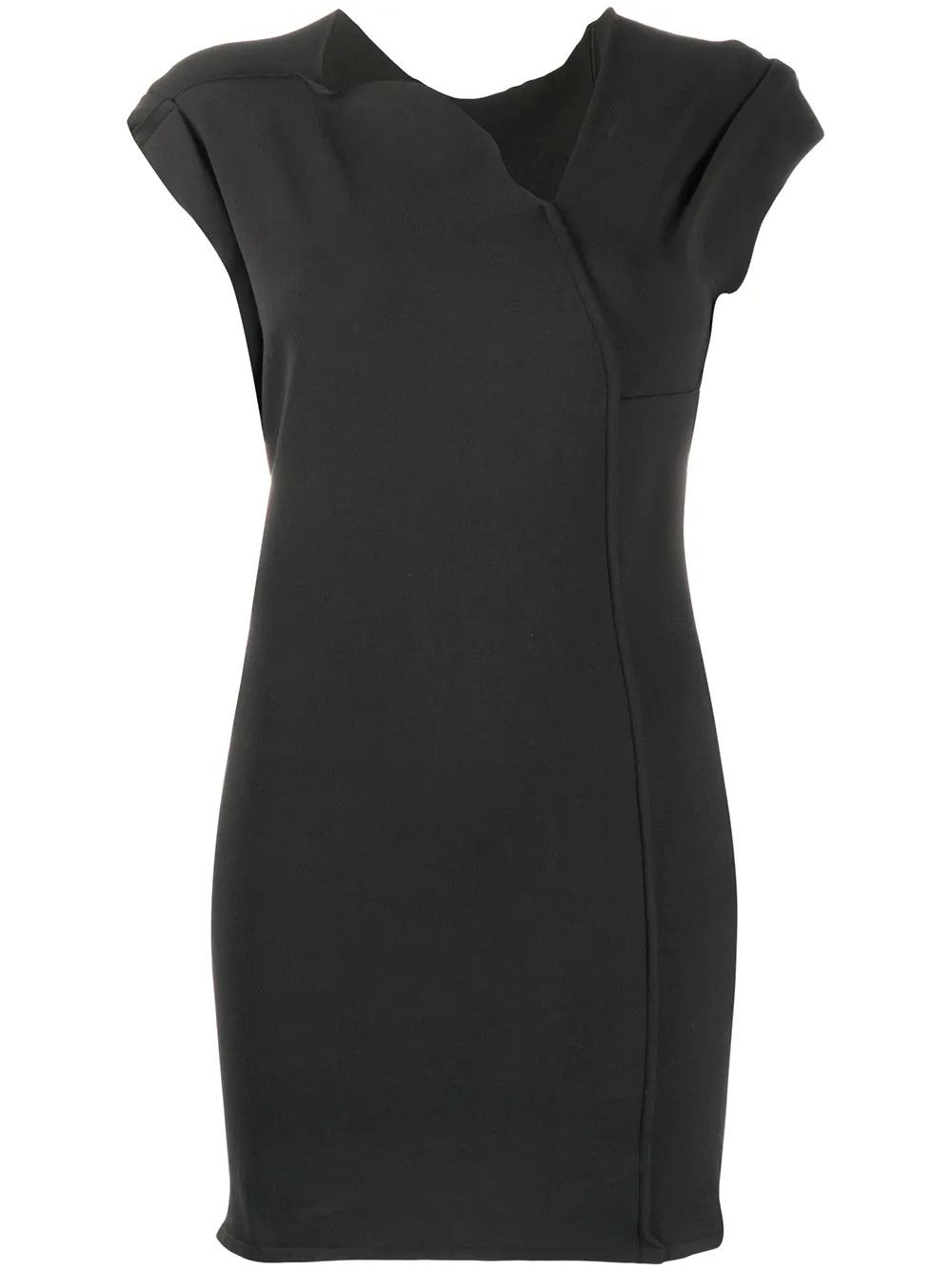 Rick Owens o1y0126 Mini Dress in Black Size M / US 6-8 / IT 42-44 - 1 Thumbnail