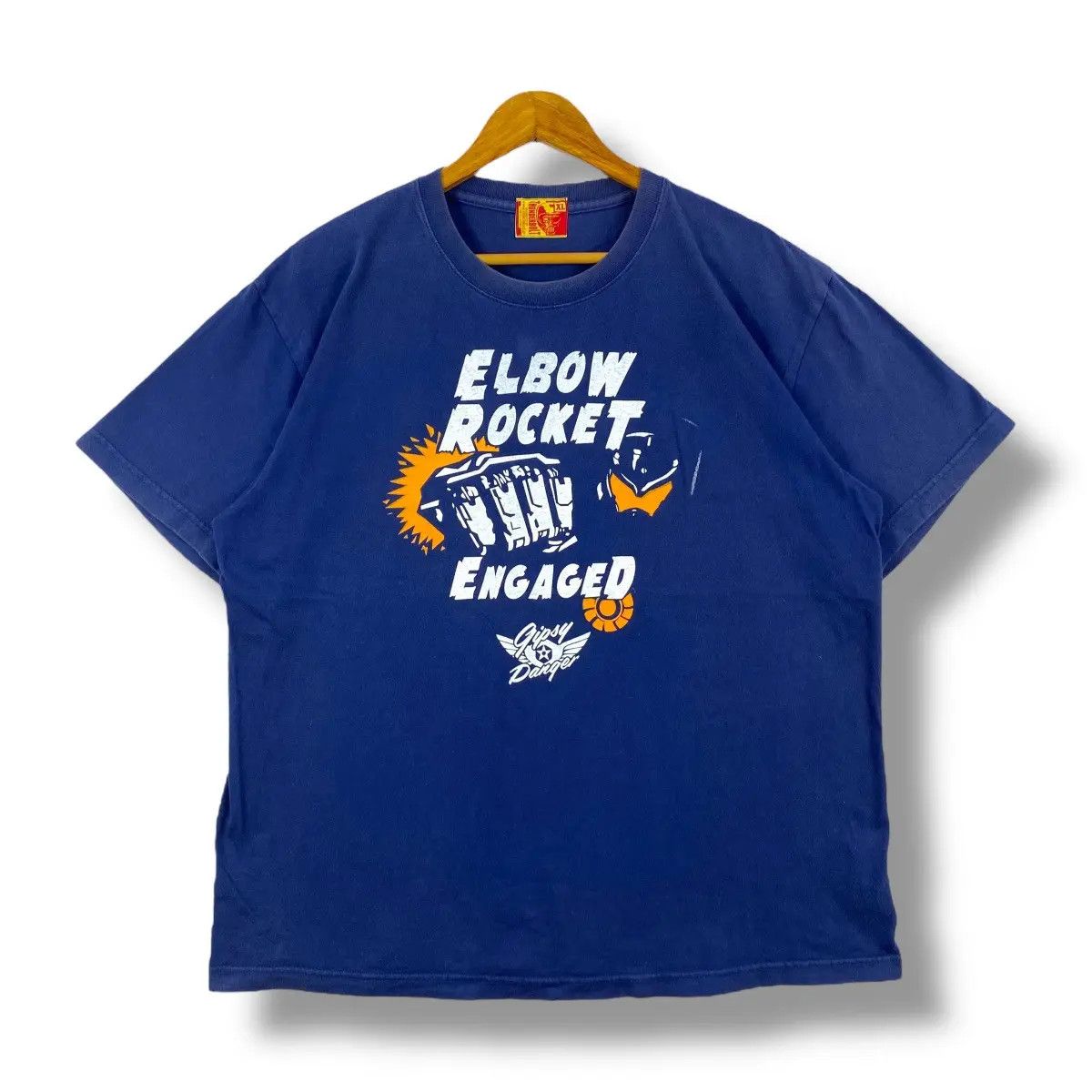 Japanese Brand GIPSY DANGER Elbow Rocket Engaged Graphic Tee Shirt Size US XL / EU 56 / 4 - 1 Thumbnail