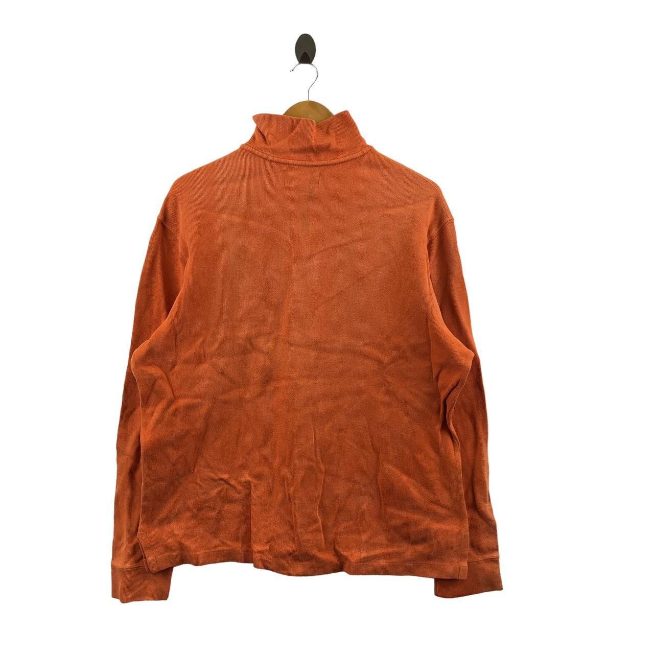 Polo Ralph Lauren Vintage 90’ POLO RALPH LAUREN Half Zipper Sweater Distress Size US XL / EU 56 / 4 - 2 Thumbnail
