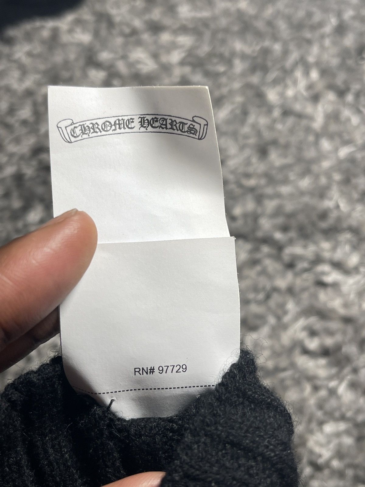 Chrome Hearts CHROME HEARTS CASHMERE CROSS PATCH GLOVES Size ONE SIZE - 8 Thumbnail
