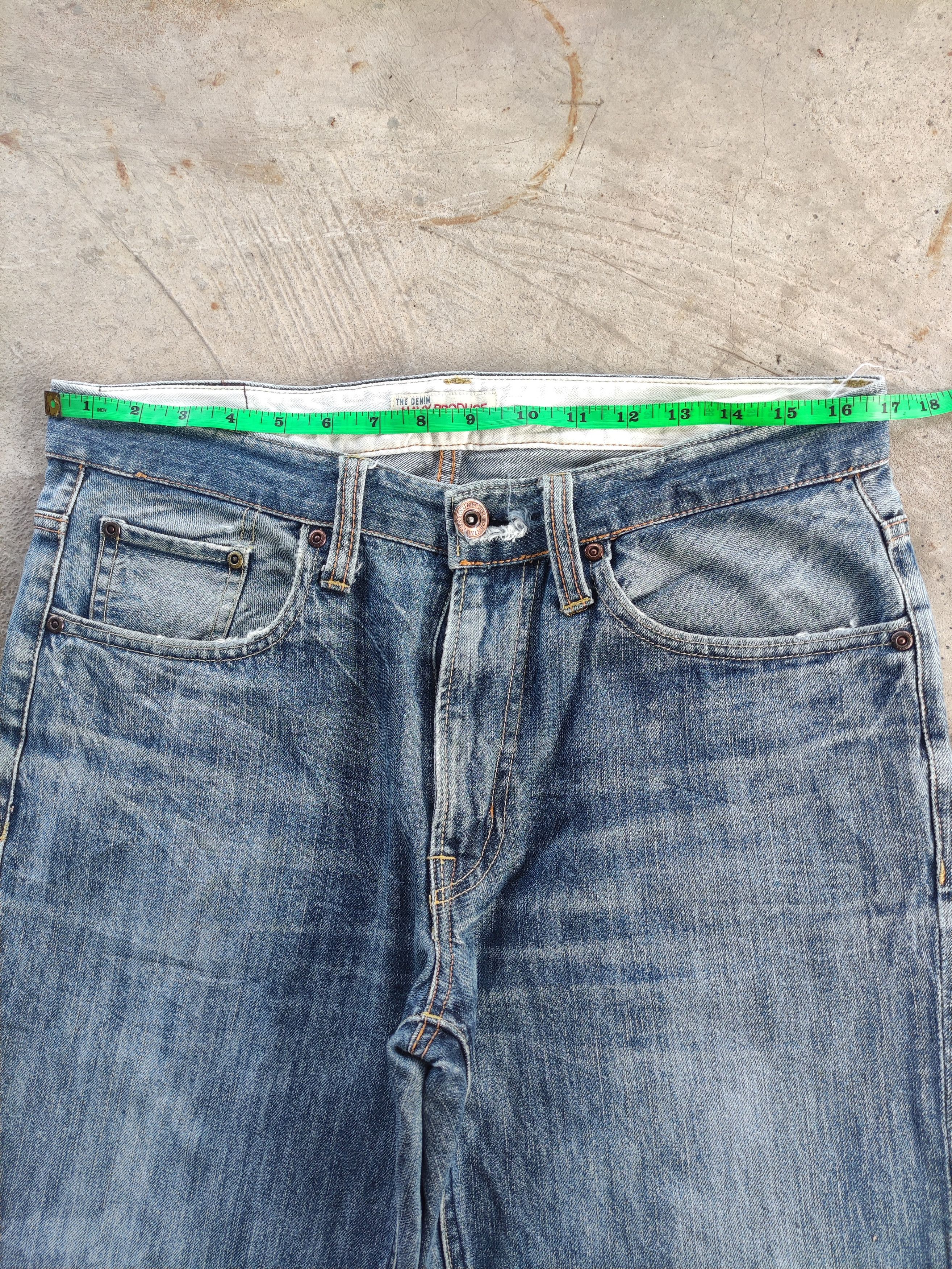 Japanese Brand Vintage Japanese Jean Distressed Fader Denim Pants Size US 34 / EU 50 - 6 Thumbnail