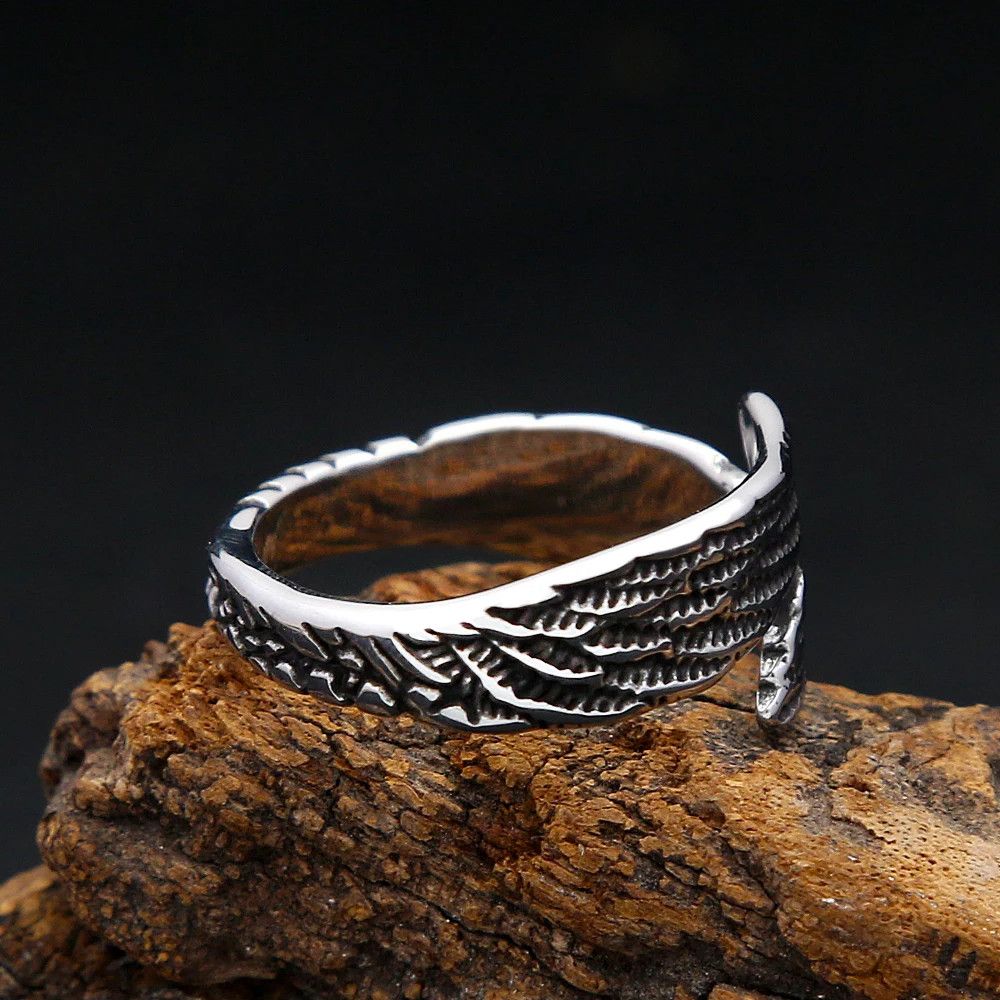 Jewelry Angel Wings Ring Size ONE SIZE - 3 Thumbnail