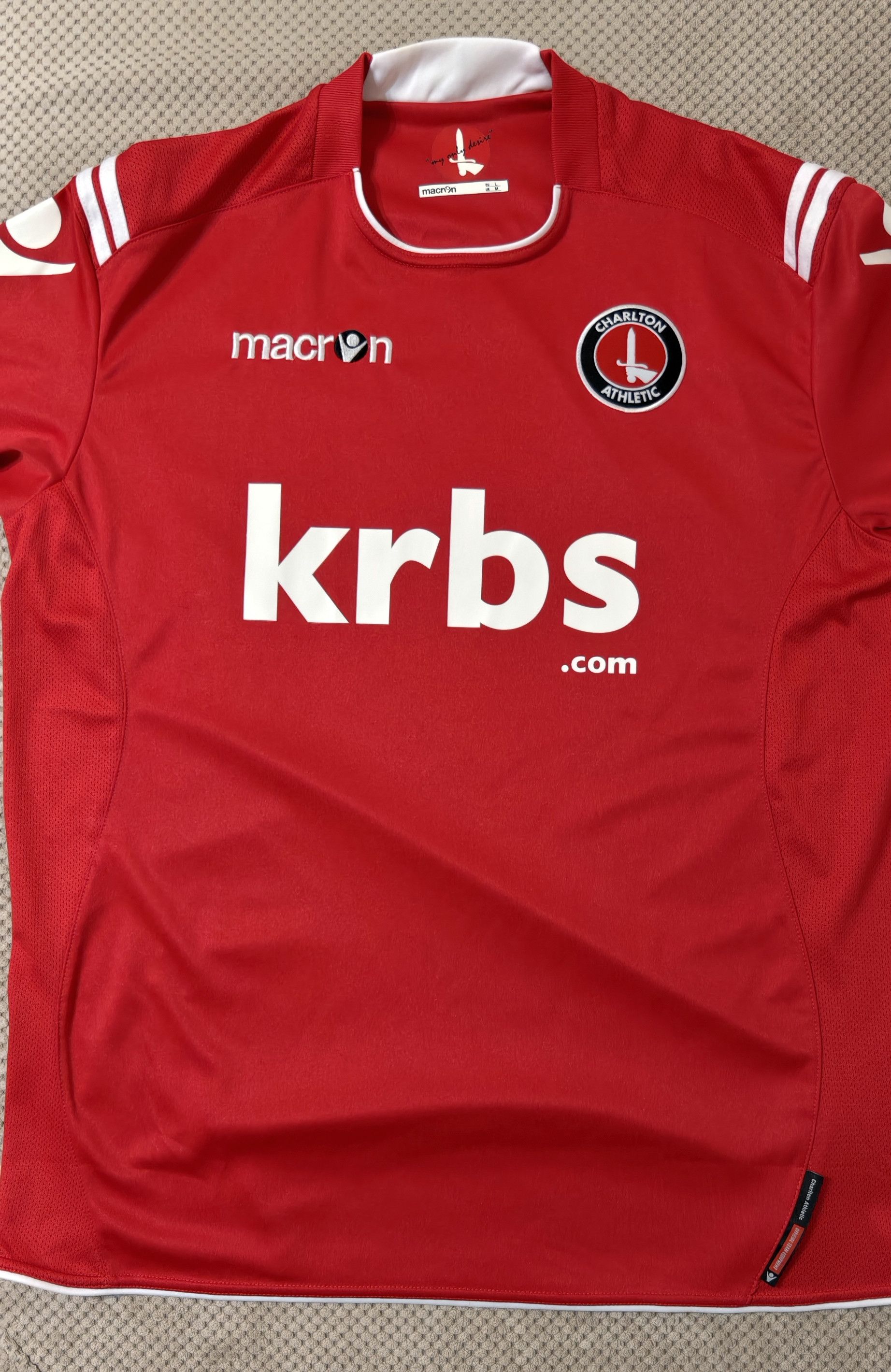 Macron Charlton Athletic 2010/2012 Macron Size US M / EU 48-50 / 2 - 1 Thumbnail