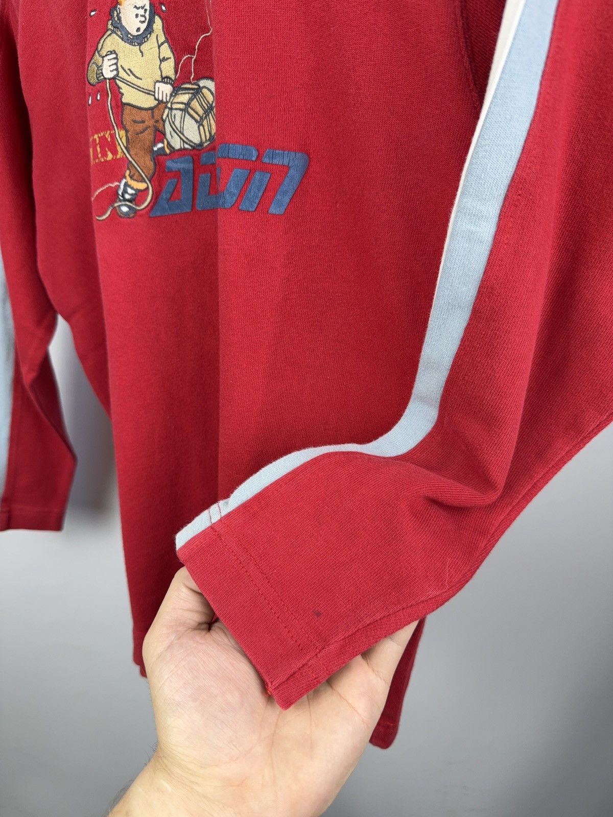 Cartoon Network × Vintage Vintage Tintin Sweatshirt – Embroidered Action Graphic Size US XS / EU 42 / 0 - 4 Thumbnail