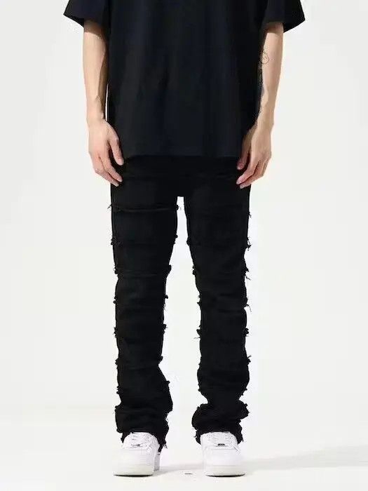 VIBE Opium Black Stack Denim Jeans Size US 28 / EU 44 - 1 Thumbnail