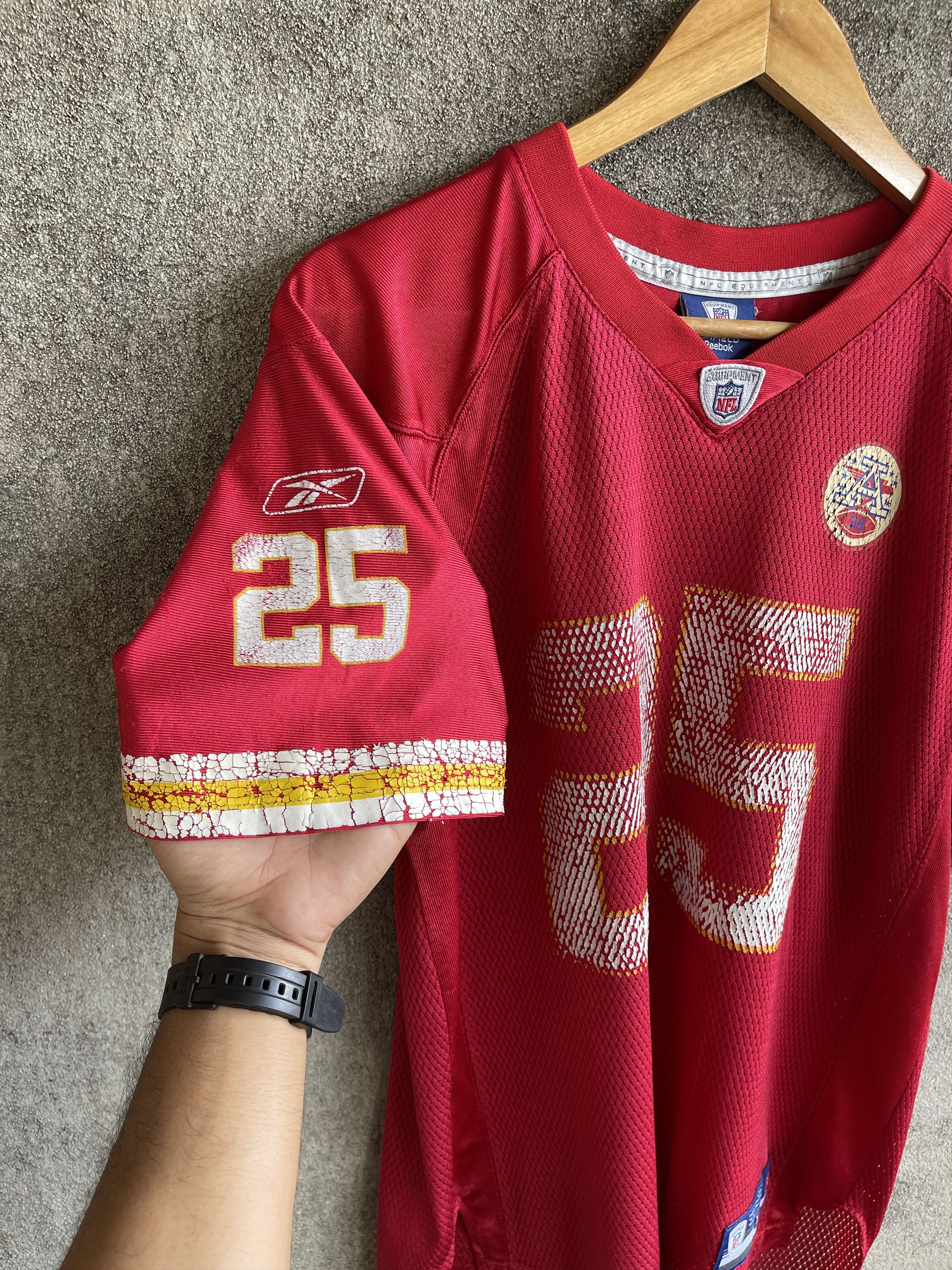 Awake NY × Reebok Vintage Trashed🔥EQUIPMENT NFL REEBOK🔥Charles 25 Jerseys Size US XL / EU 56 / 4 - 10 Thumbnail