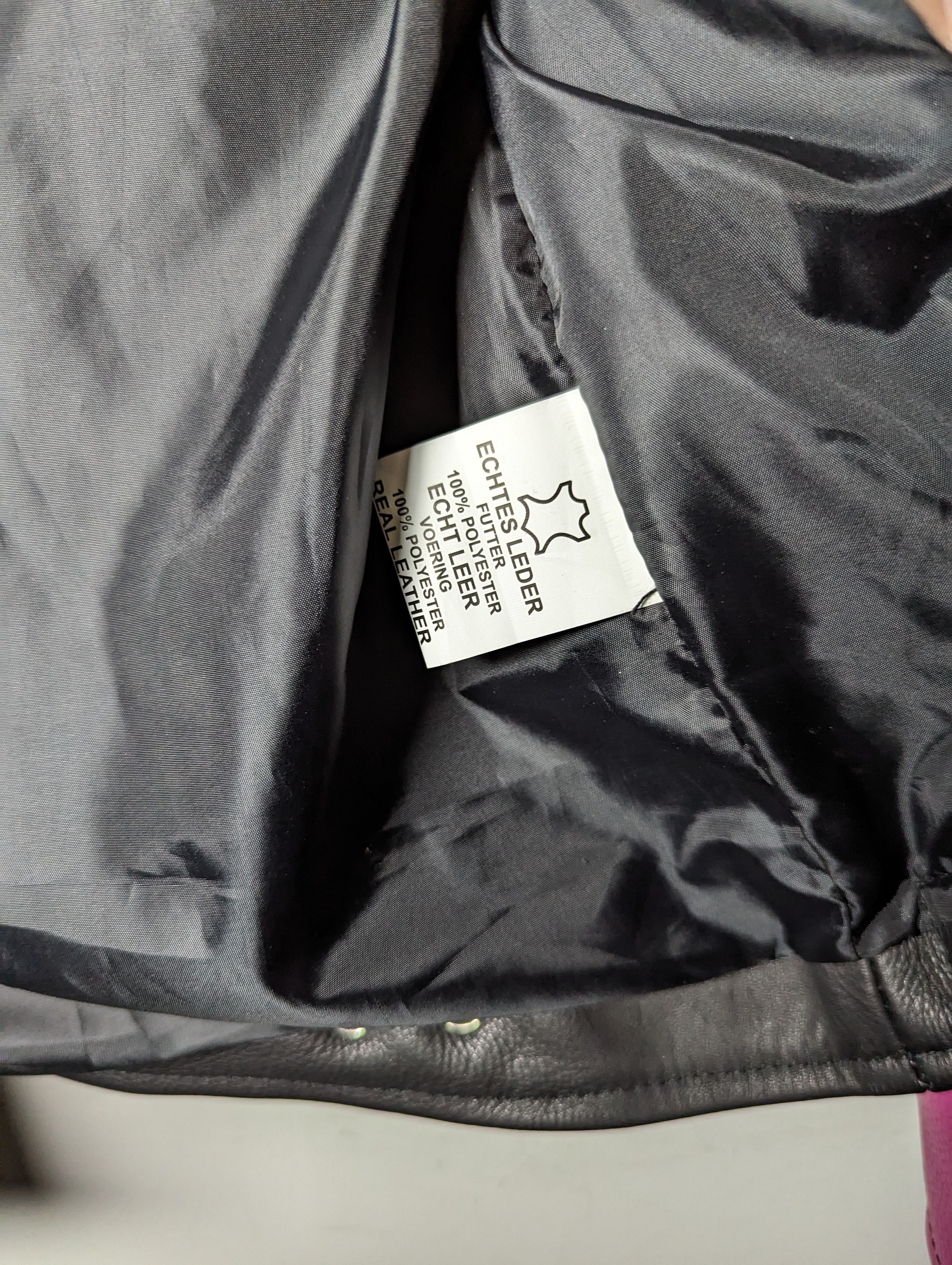 Genuine Leather 🔥 LUCKY STRIKE 💸 VINTAGE 90s LEATHER JACKET STREETWEAR Size US L / EU 52-54 / 3 - 9 Thumbnail