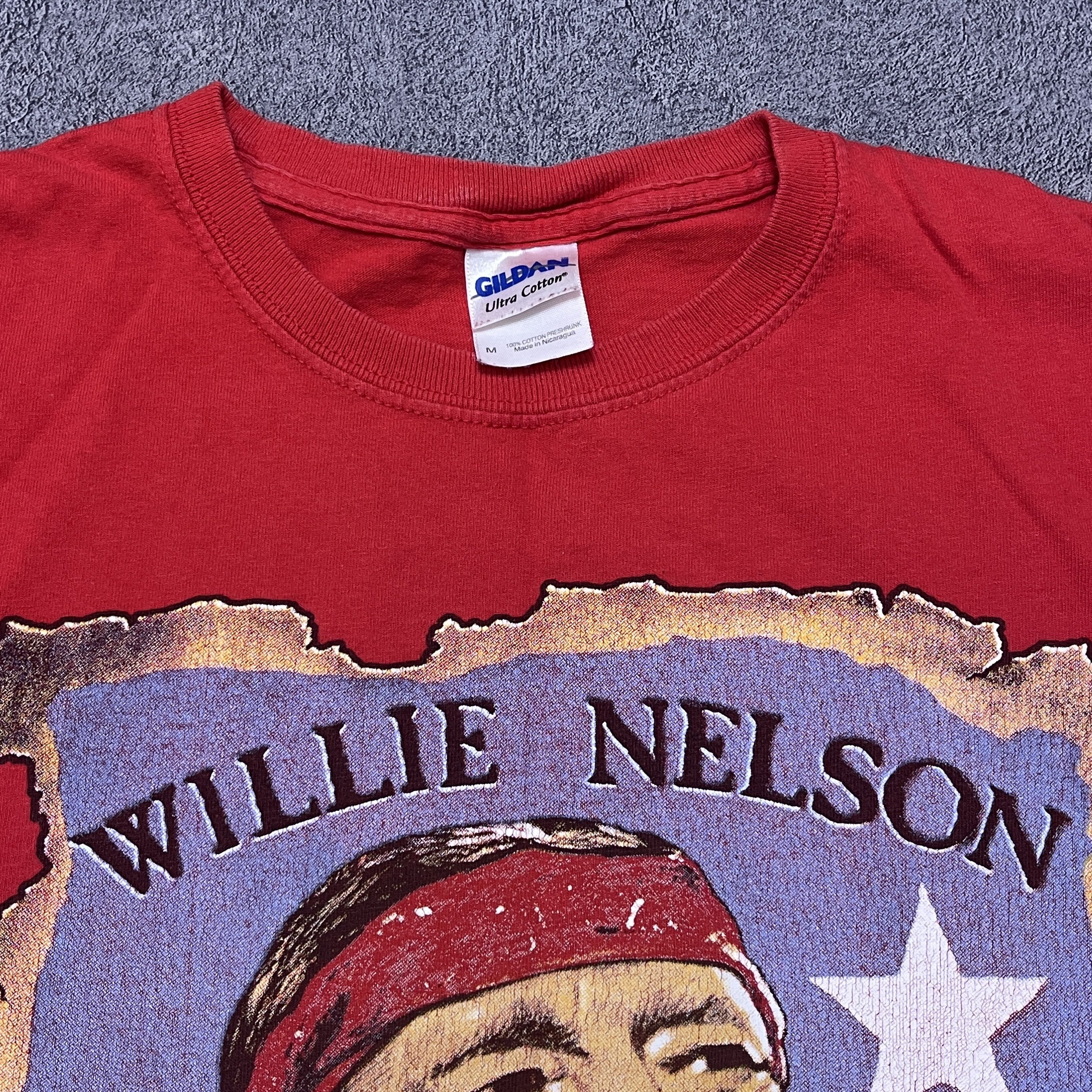 Band Tees × Vintage Willie Nelson Shirt Vintage Band Tees Bob Dylan Neil Young Size US M / EU 48-50 / 2 - 7 Thumbnail