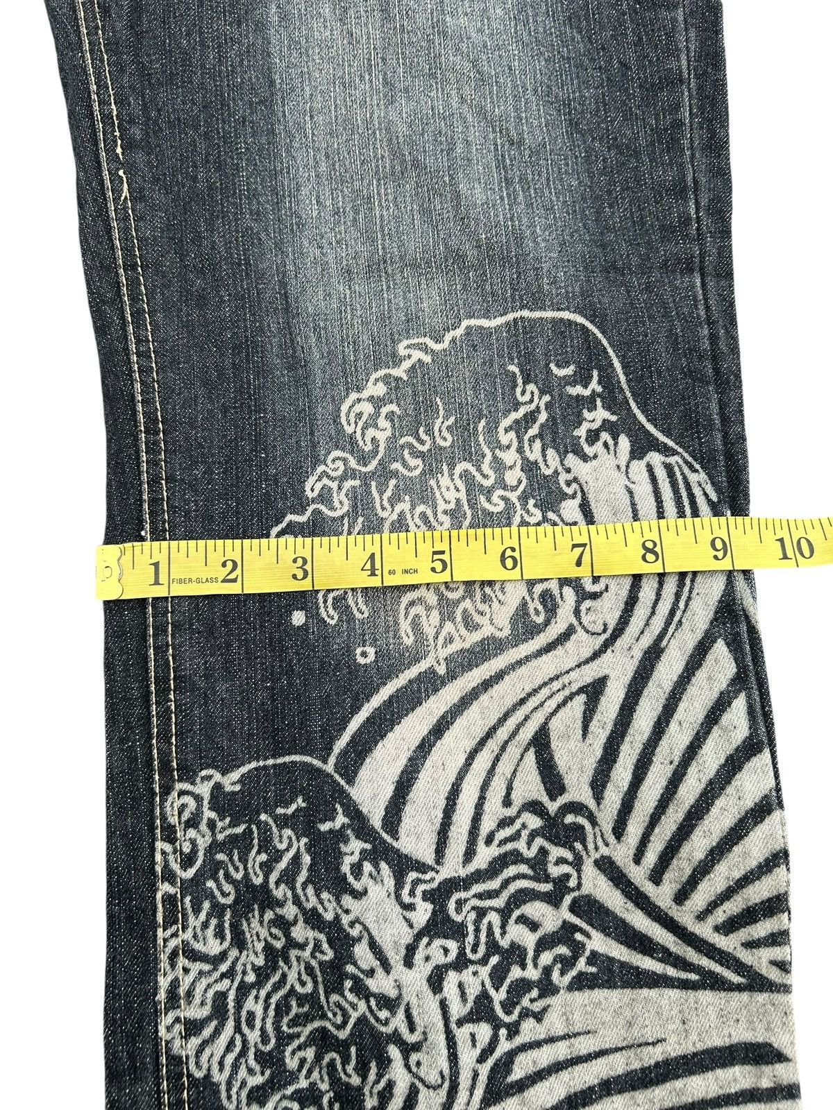 Japanese Brand × Kapital × Vintage Karakuri Tamashii Inspired Japanese GUMU Denim Jeans Rare ☠️ Size US 34 / EU 50 - 19 Thumbnail
