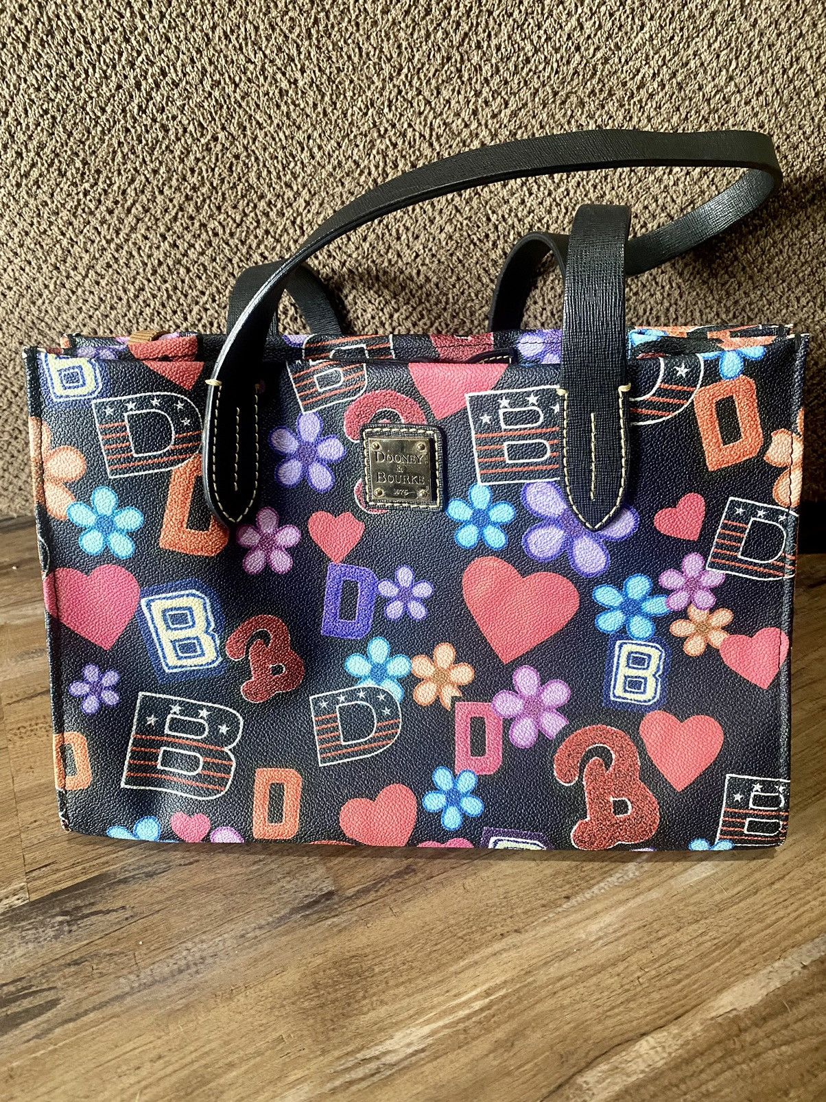 Dooney & Bourke multicolor letter purse!