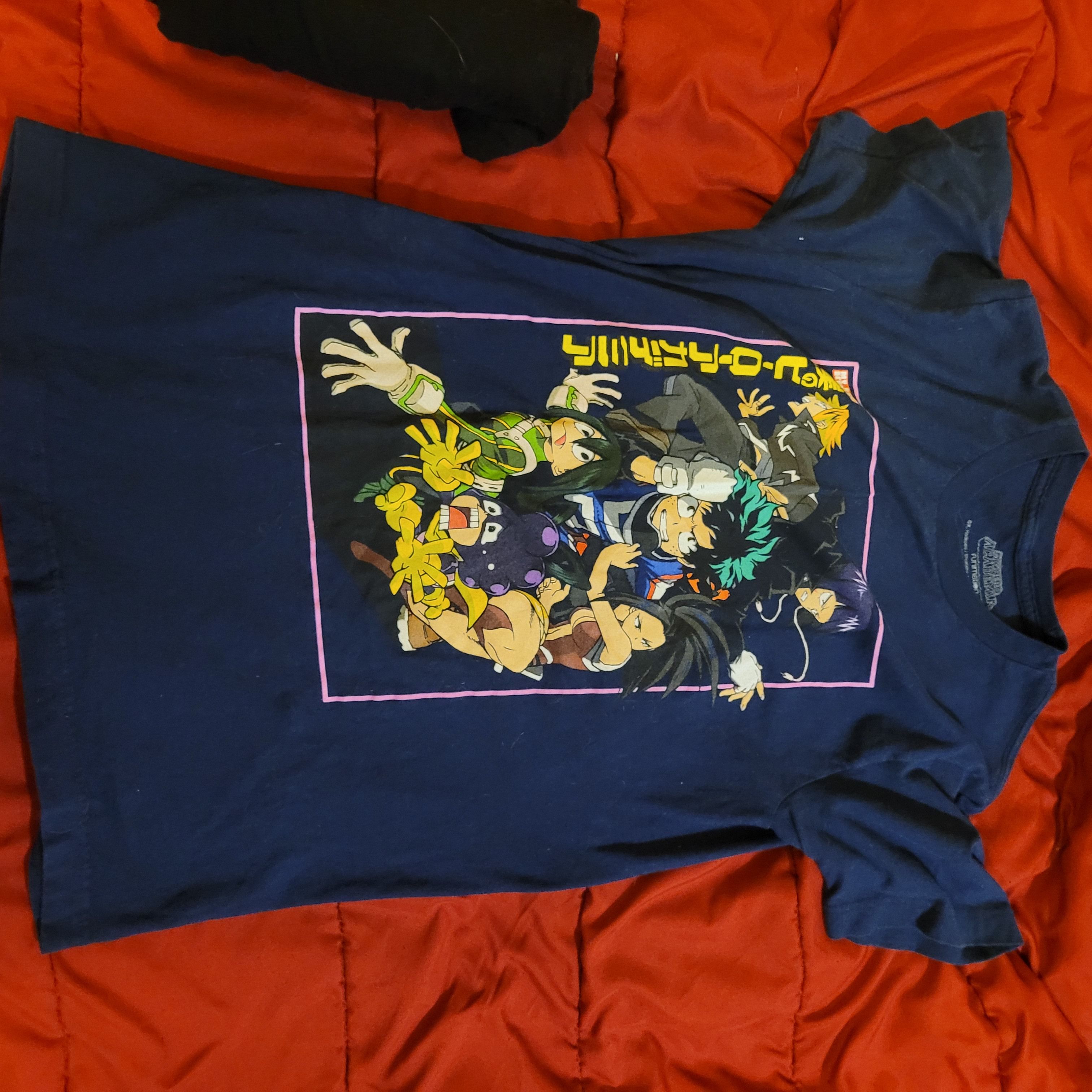 Anime My Hero Academia Navy Graphic T-shirt Size US M / EU 48-50 / 2 - 2 Thumbnail
